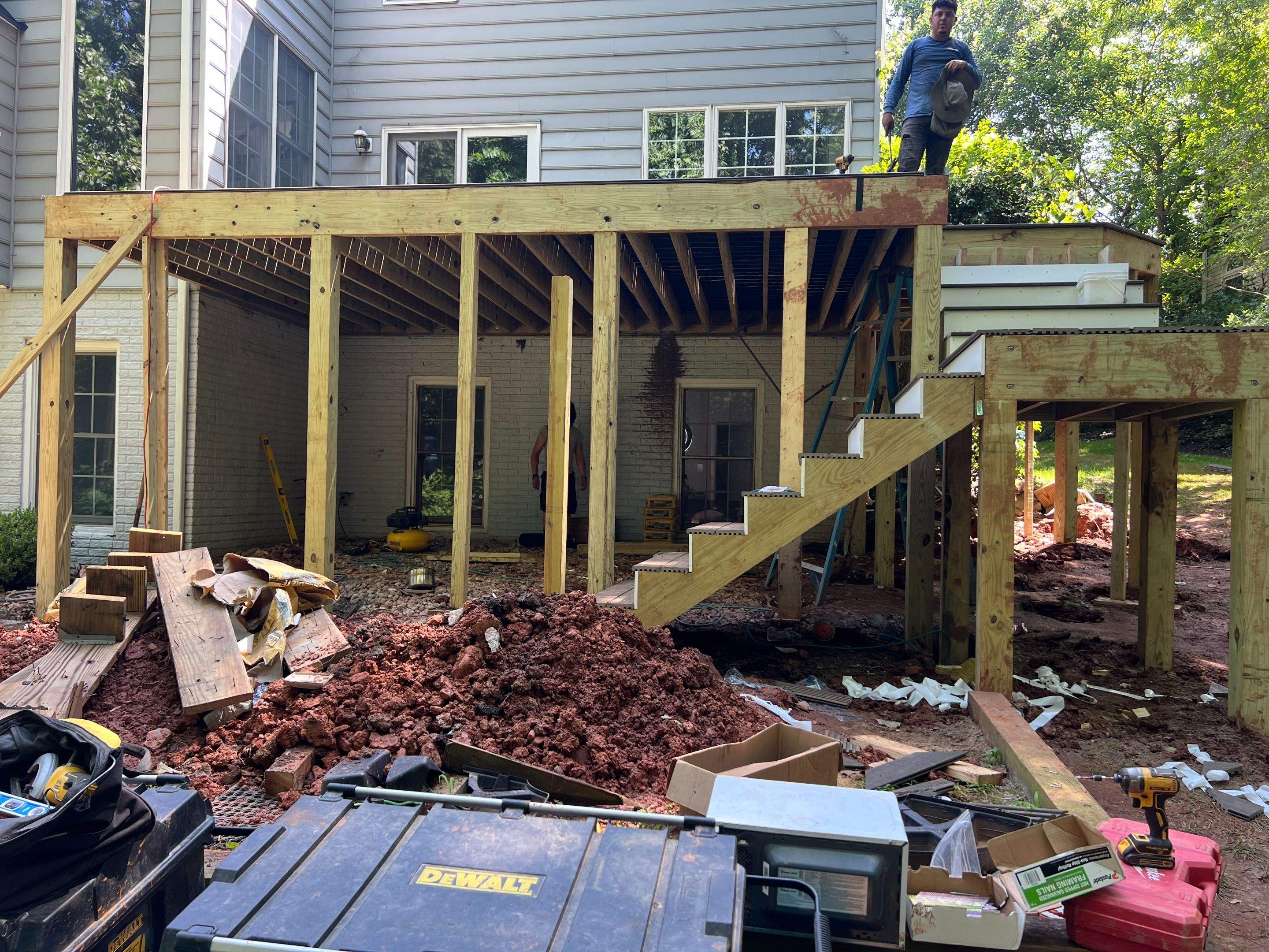 New 3-Season Porch & Composite Deck in Sterling, VA by Sunburst Construction Inc