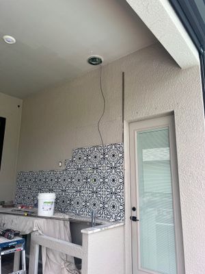 Outdoor Kitchen Hood Vent Addition