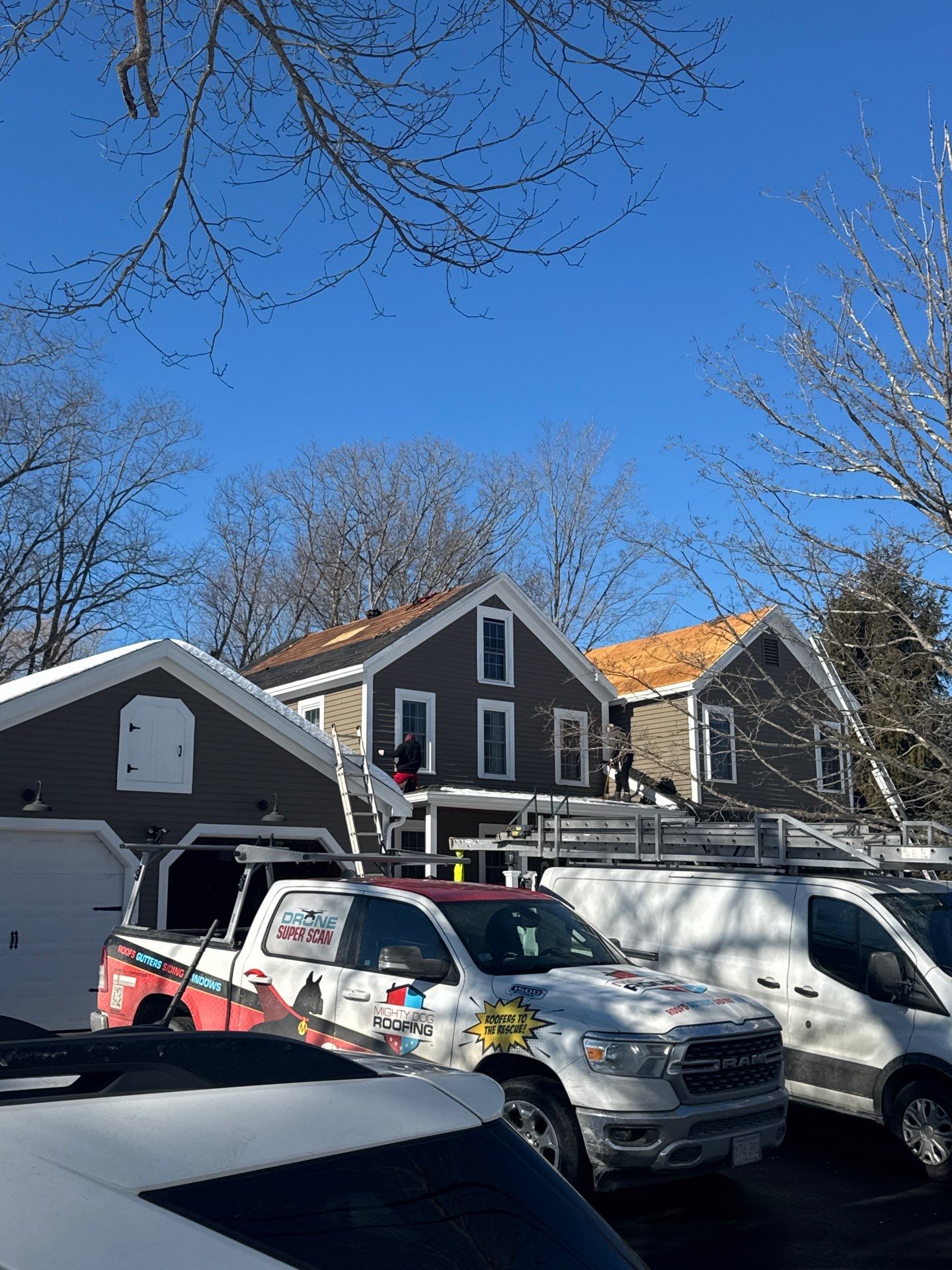 Full Roof Replacement, EPDM Dormer Roofing & Flashing Repair in Acton, MA by Mighty Dog Roofing of Greater Middlesex County