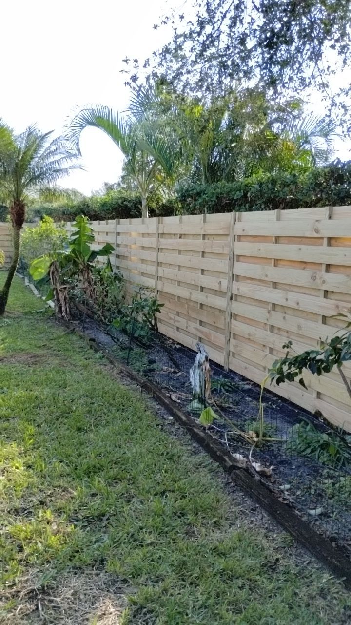 Wood Fence Installation using Shadowbox Wood Fence by Asap fence and gates, LLC