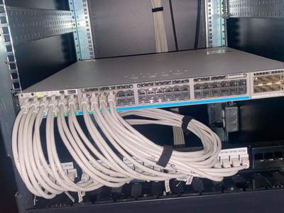 Structured cabling installation by CimaSolutions