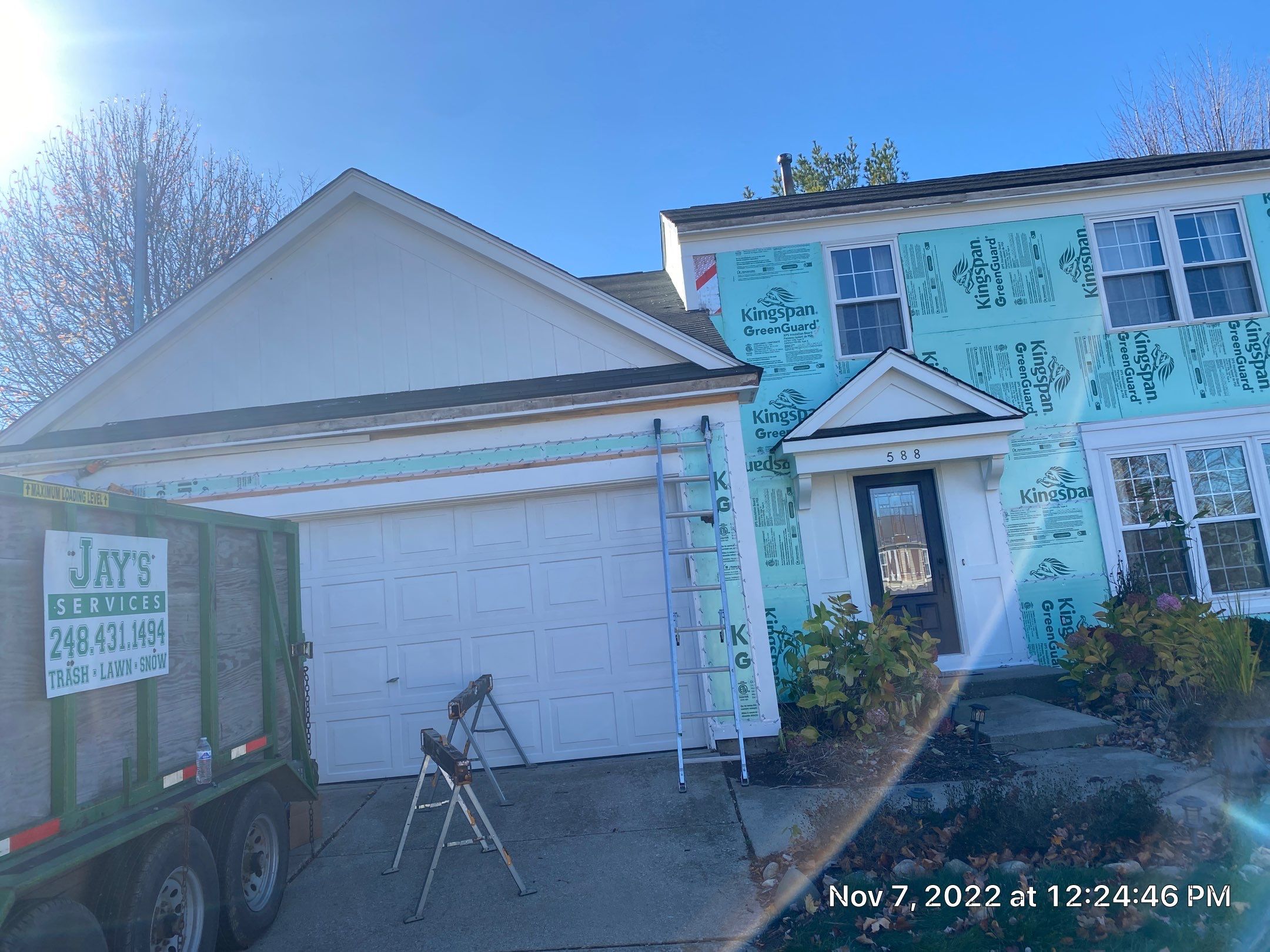 Siding Replacement using Certainteed Restoration Classic D4 Midnight Blue by 180 Contractors