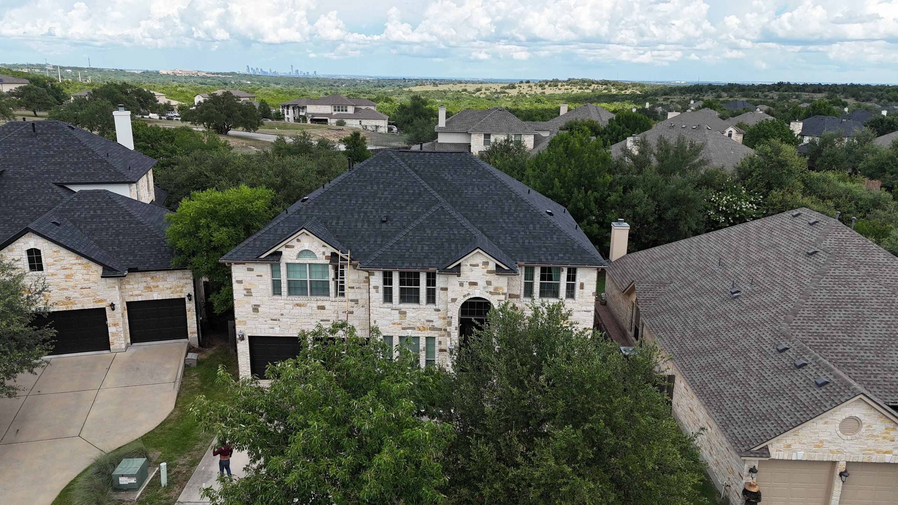IKO Dynasty Granite Black by Perennial Roofing 