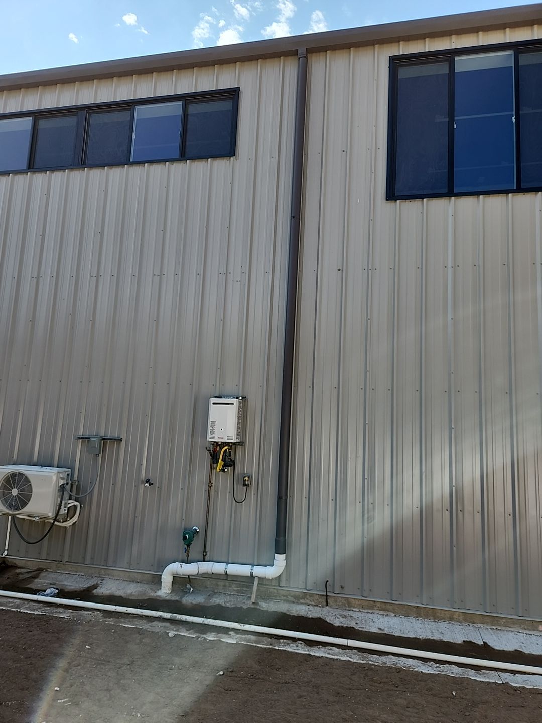 Commercial structure utilizing rainwater harvesting for all its water needs! by Hill Country Rain Water