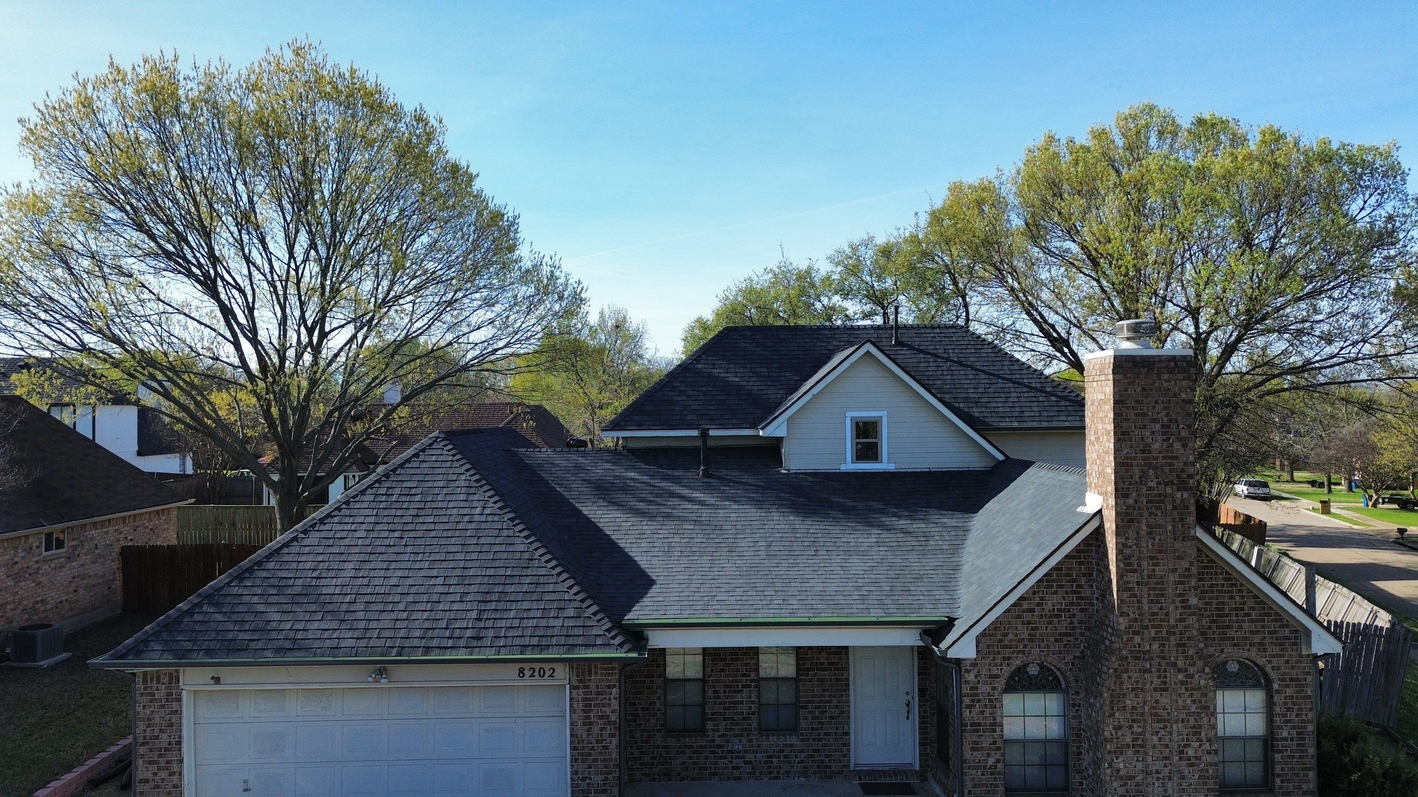 Rowlett Residential Roof Replacement and Fascia Wood Rot Repair by HTR&C