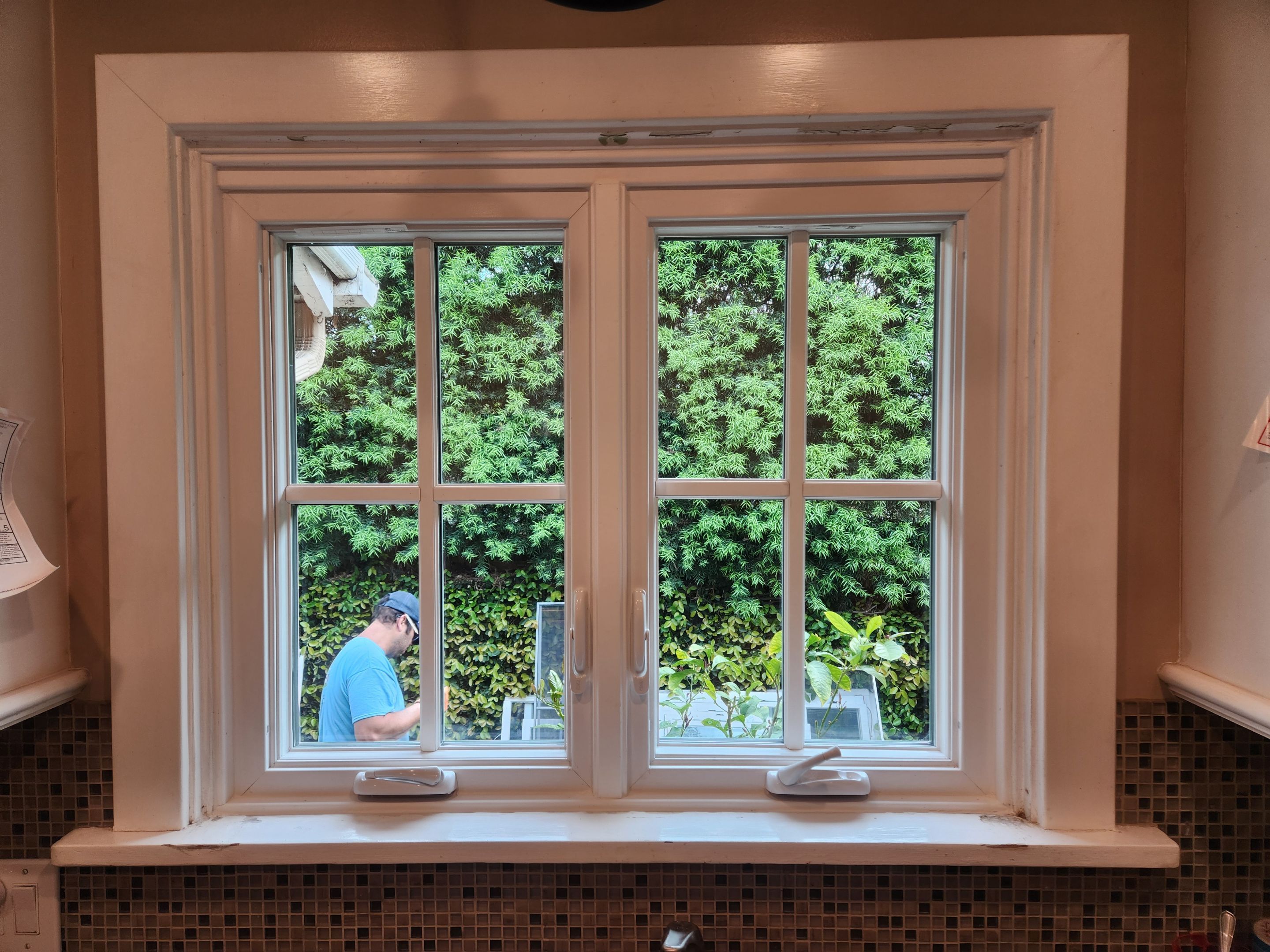 Window Installation using Milgard Ultra series, Fiberglass windows with SDL grids by American Window Company