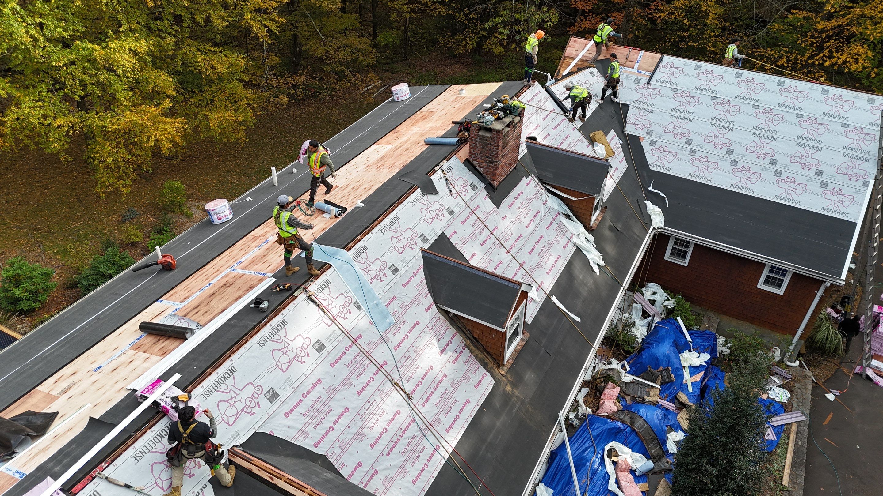 Owens Corning Duration : Chateau Green with Copper Accents in Avon, CT by Golden Shield Roofing