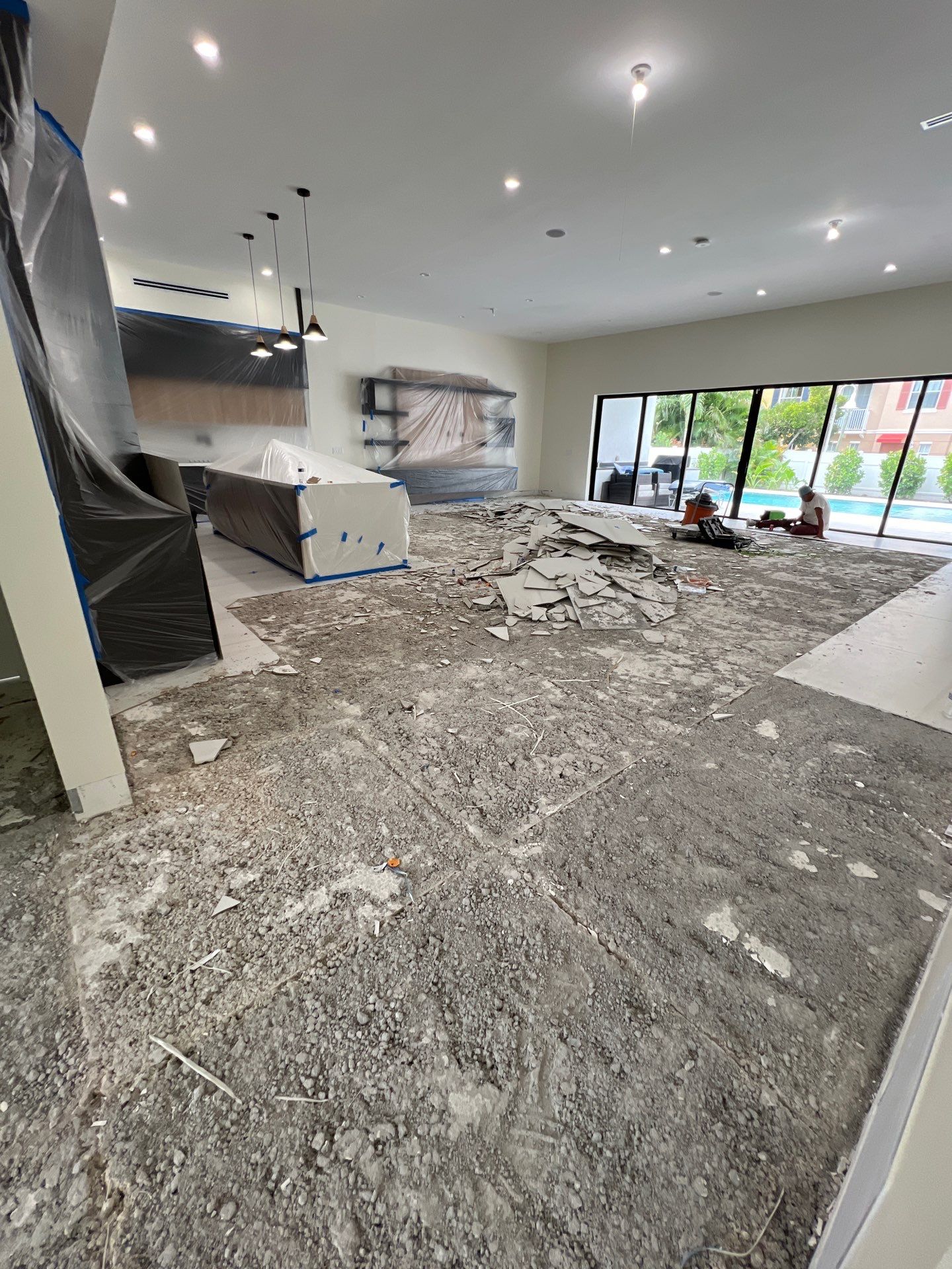 Retiling Floors by Broward Tile Guys