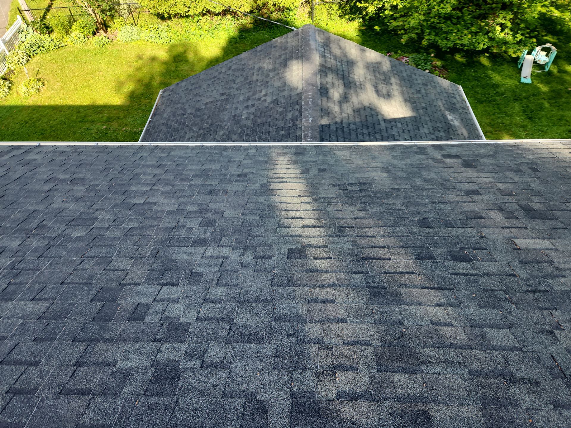 Residential Roofing Installation using Owens Corning TruDefinition Duration AR - Williamsburg Gray by A Plus Exterior