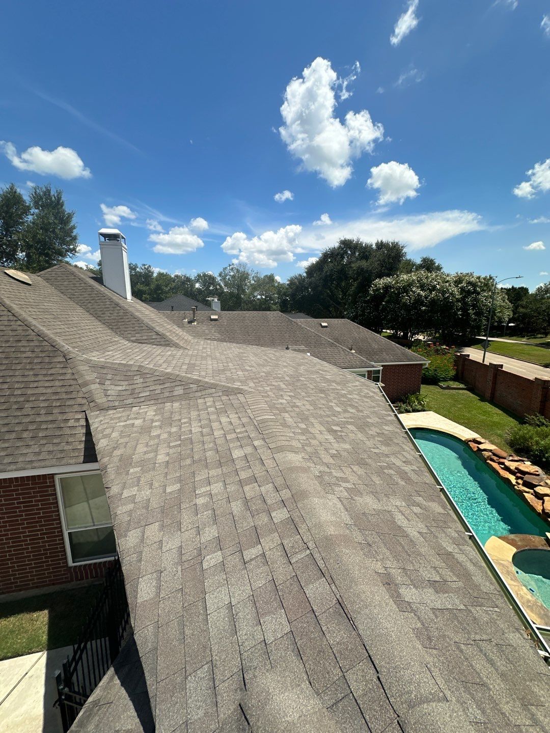 Hail Damage using Owen's Corning Duration (Lifetime) Shingles by Roof Repair Company