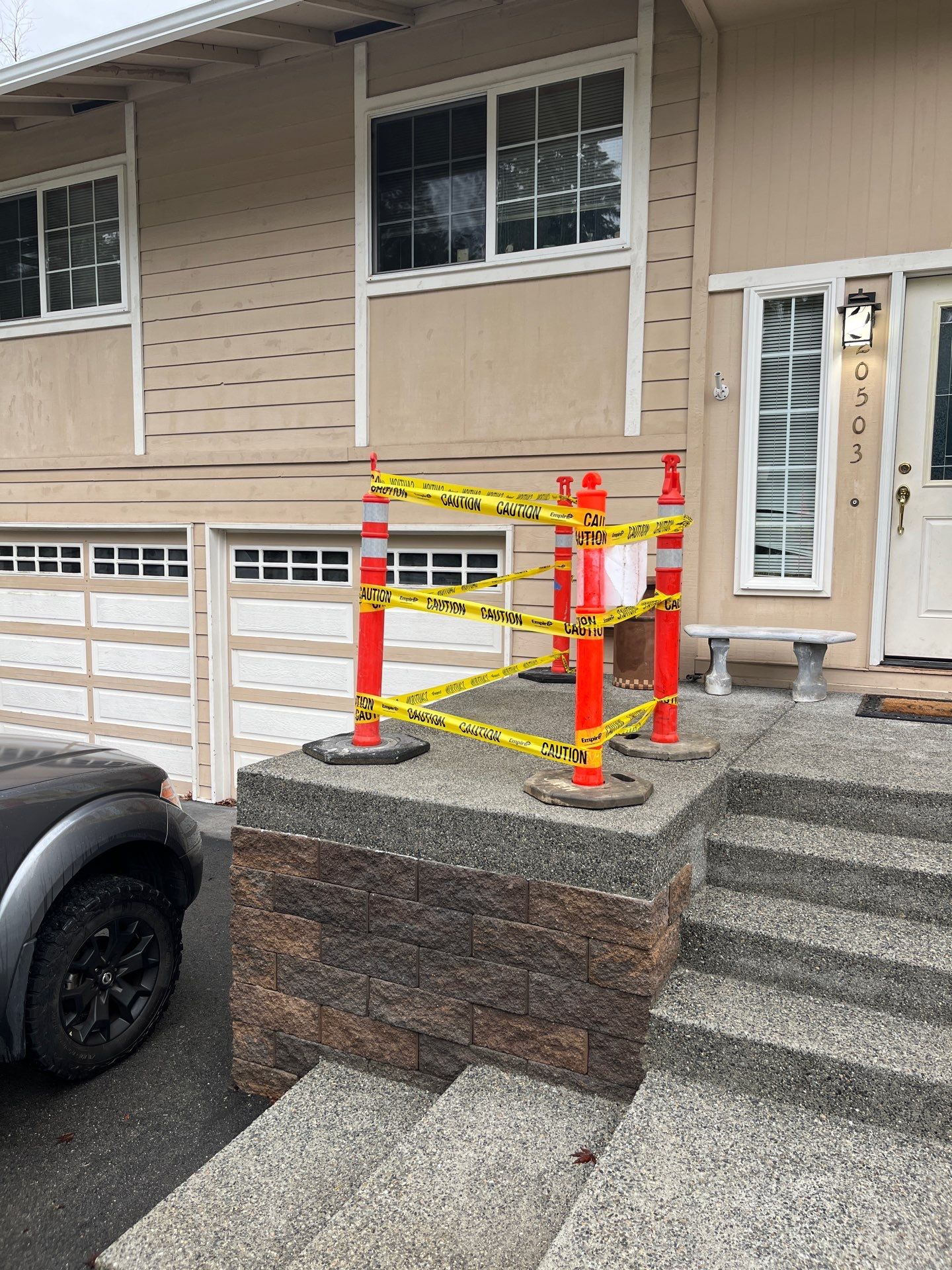 Concrete Front Stair Repair | Bothell  by Jireh Asphalt & Concrete Inc 