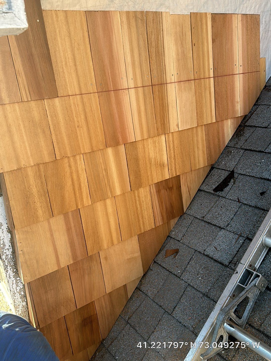 Siding Repair using Wood Shake by A Plus Exterior