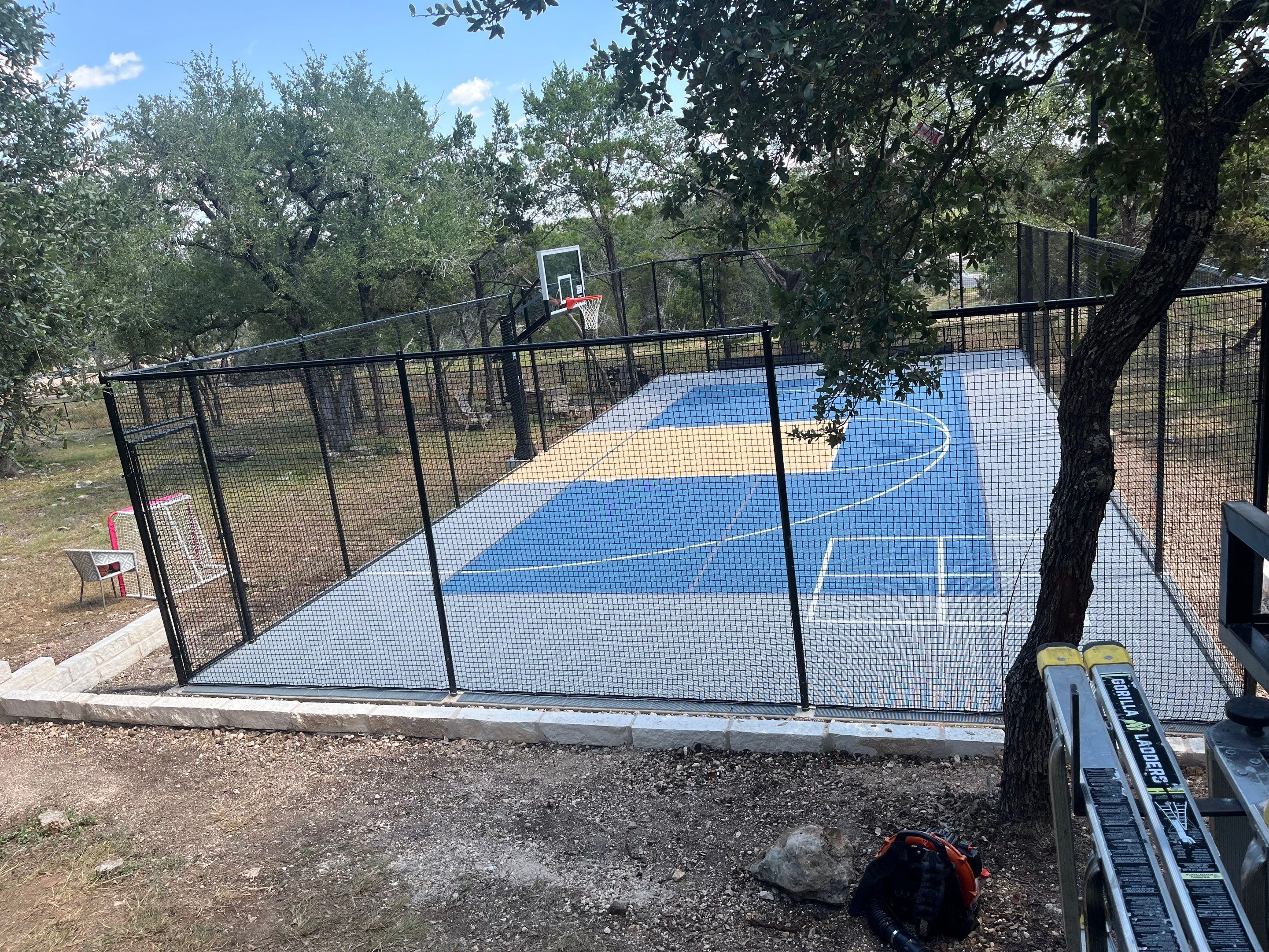 Custom Family Gamecourt in Georgetown by Sport Court Austin