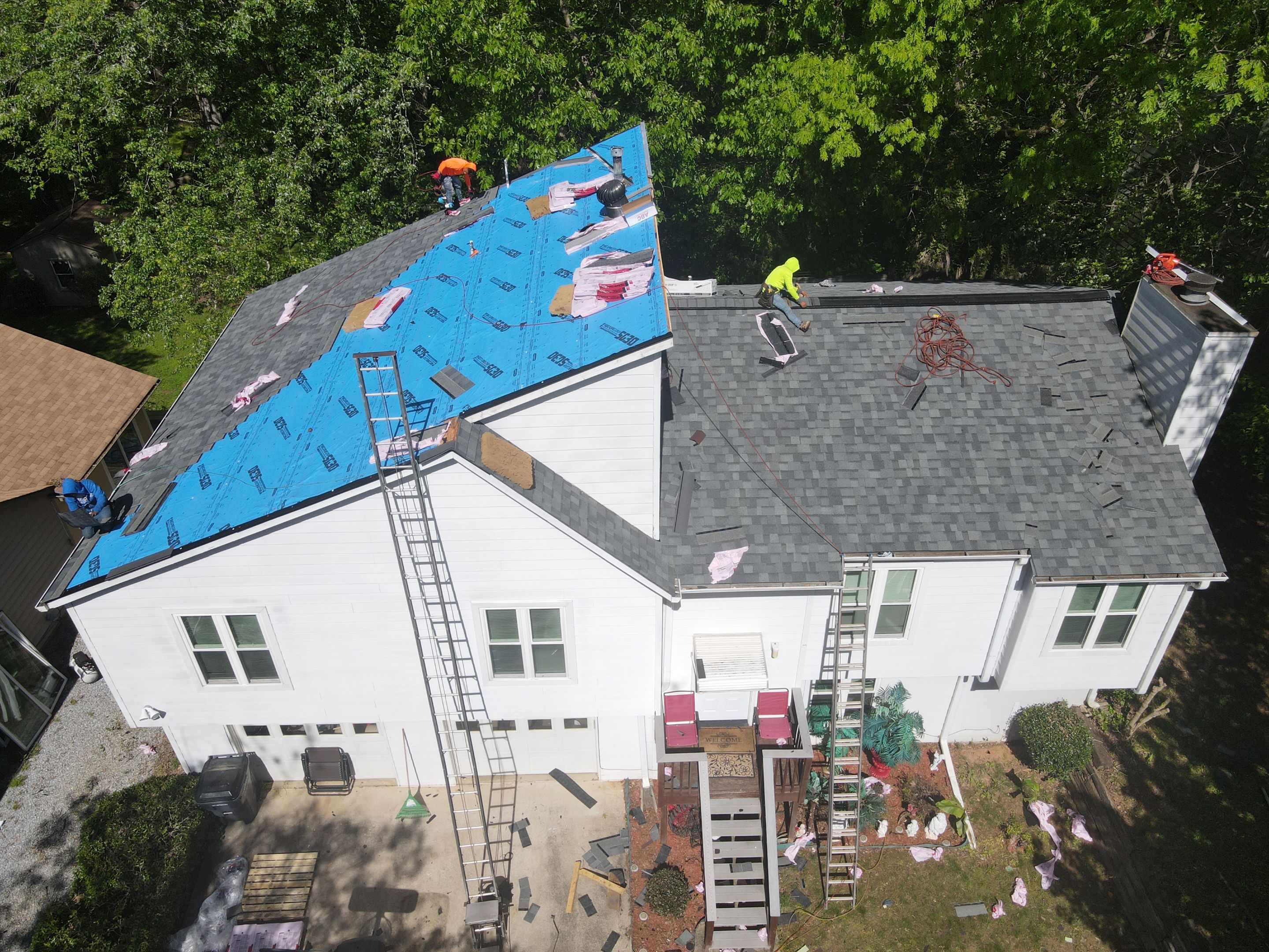 Residential Roofing Installation using Owens Corning by Inspector Roofing and Restoration