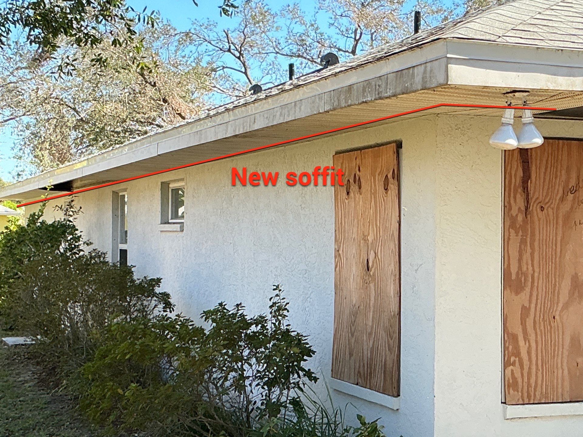 Install Vinyl Soffit in Sarasota FL by Gutter Professors