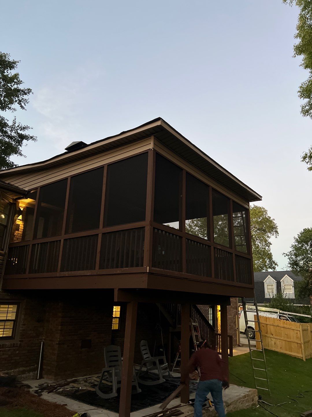 Camero Lane - Screened Porch by Pillar and Pine