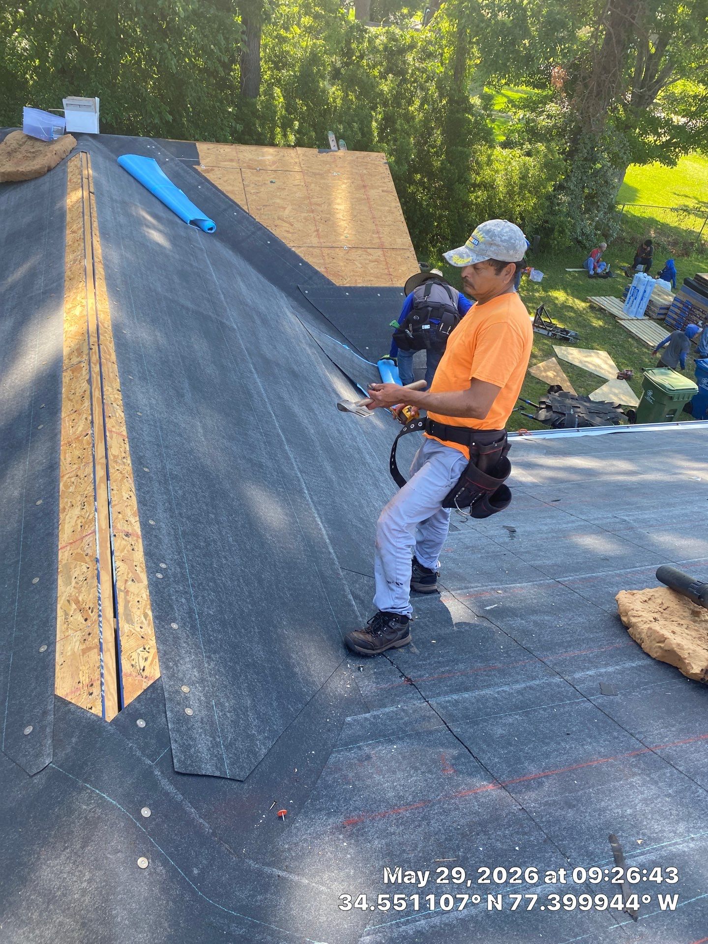 Fortified Roof Replacement in Sneads Ferry, NC using Certainteed Landmark Max Def Charcoal Black by RGR Construction and Roofing, LLC