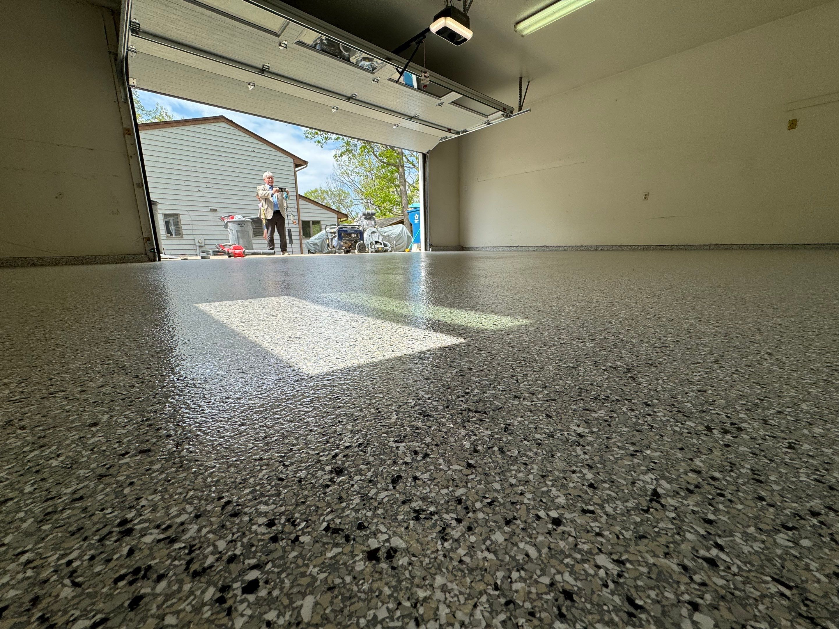 Cabin Fever Garage Floor Coating by Level 10 Coatings