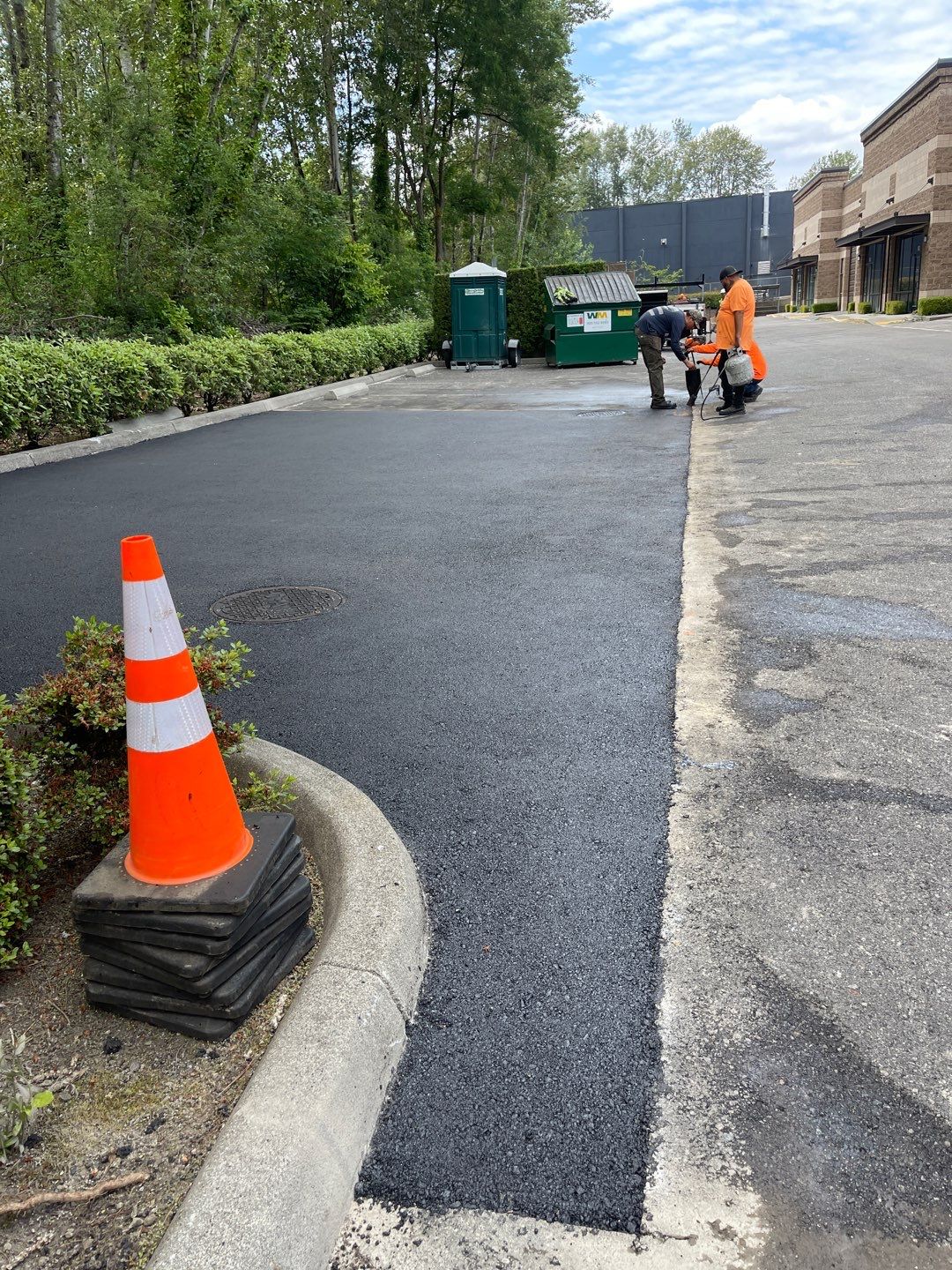 Asphalt Patch Repair & Concrete Curb Renovation | Kirkland  by Jireh Asphalt & Concrete Inc 