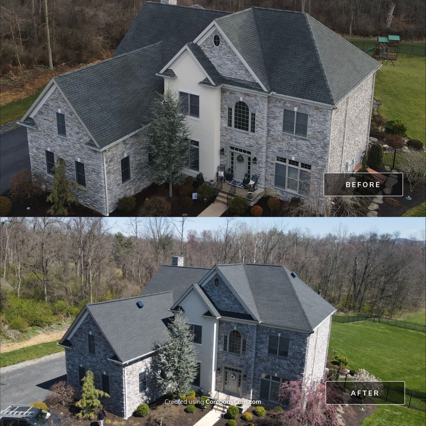 Residential Roofing Installation using Gaf Hdz Architectural Shingle by Teflon Roofing