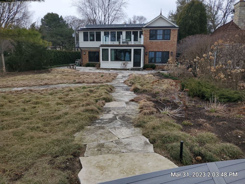 Evanston, IL stone patio cleaning by Northern Power Washing LLC.