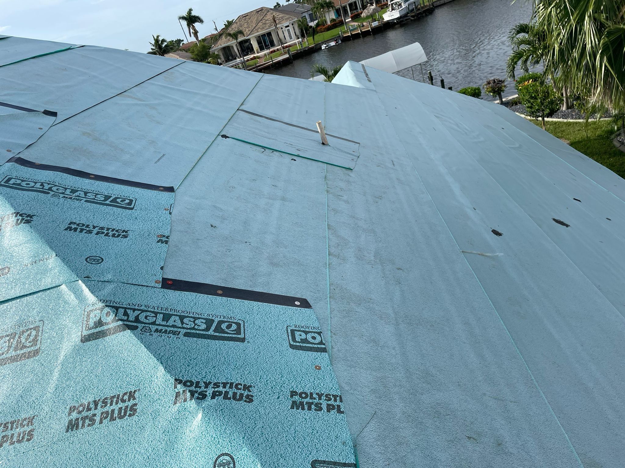 SW Cape Coral Stone Coated Steel Roof Installation by Four Peaks Roofing