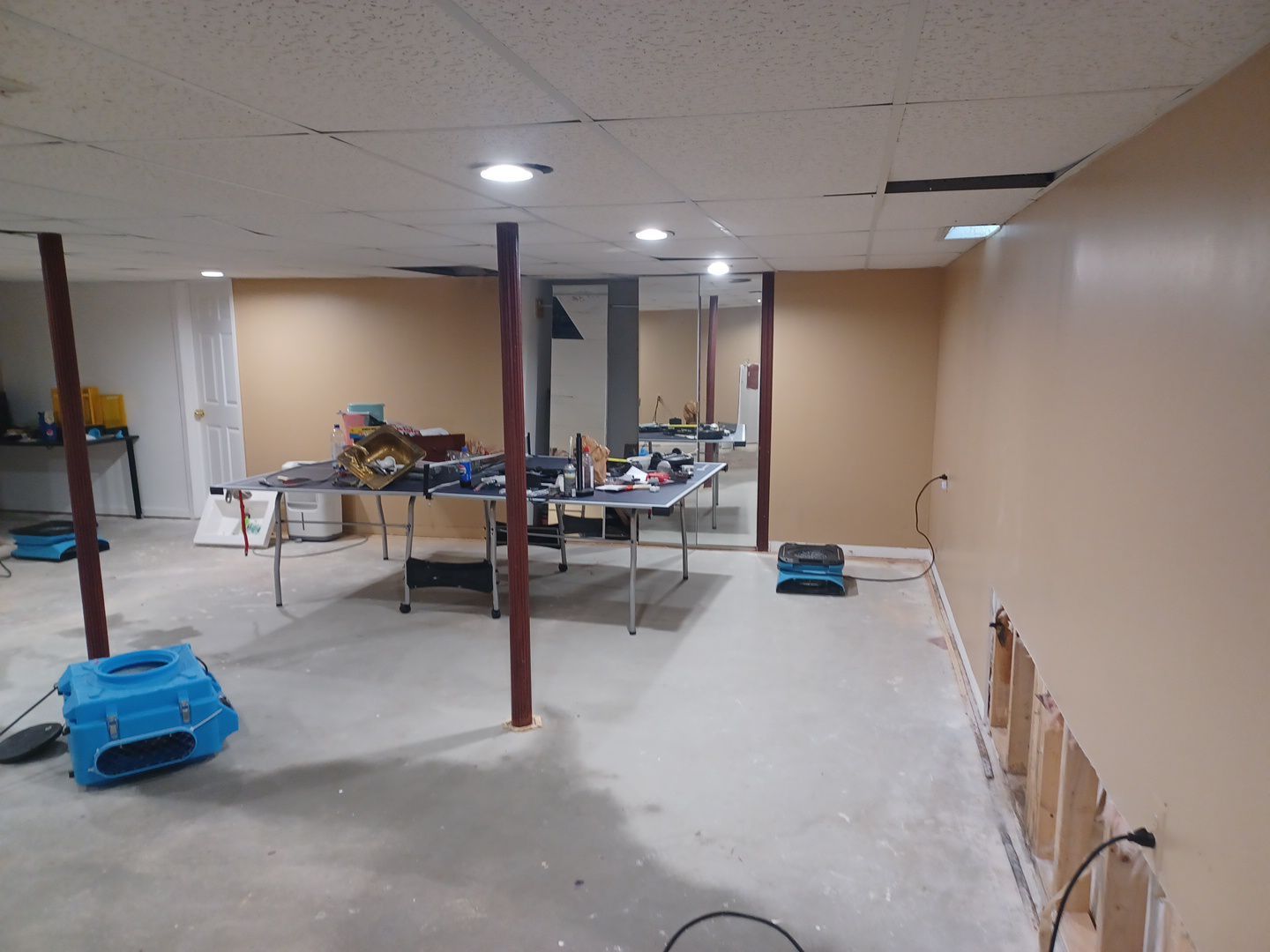 Project in West Bloomfield by EzDry Water Mitigation & Property Restoration