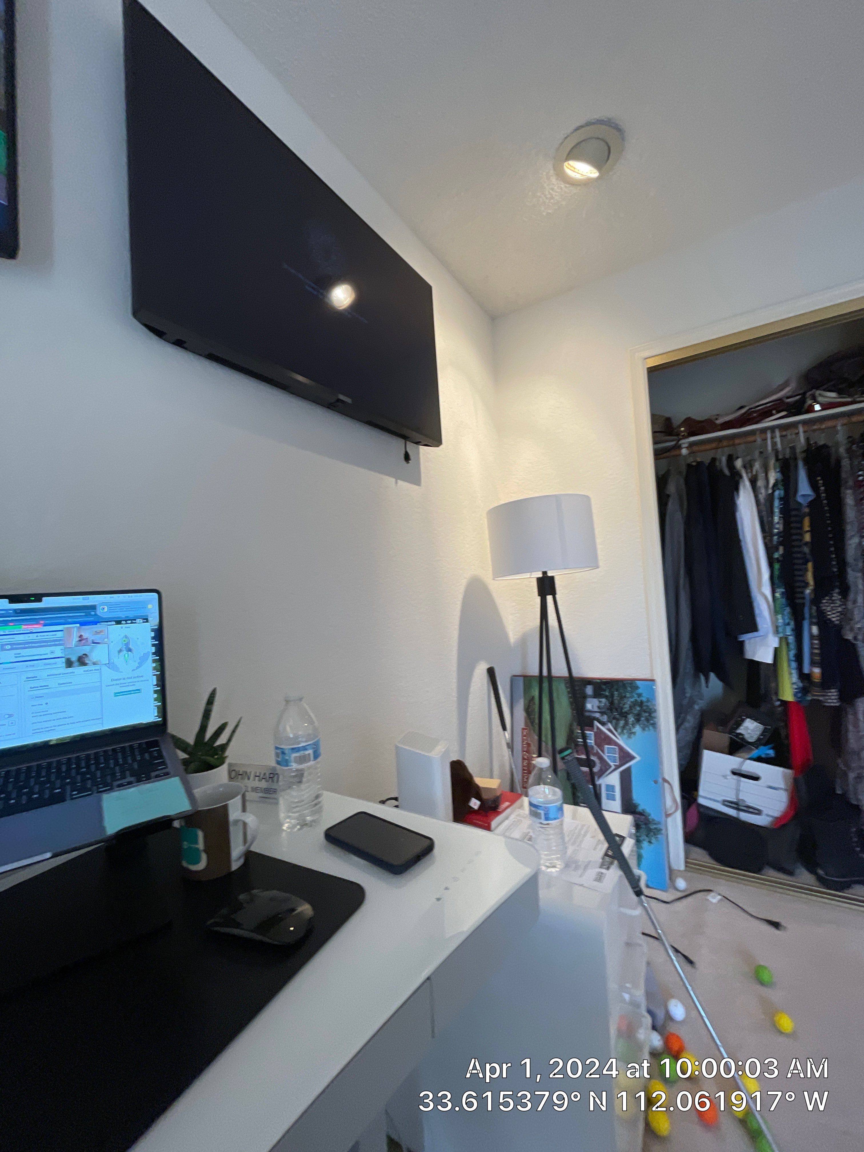 basement paint job by CompanyCam Sales Demo