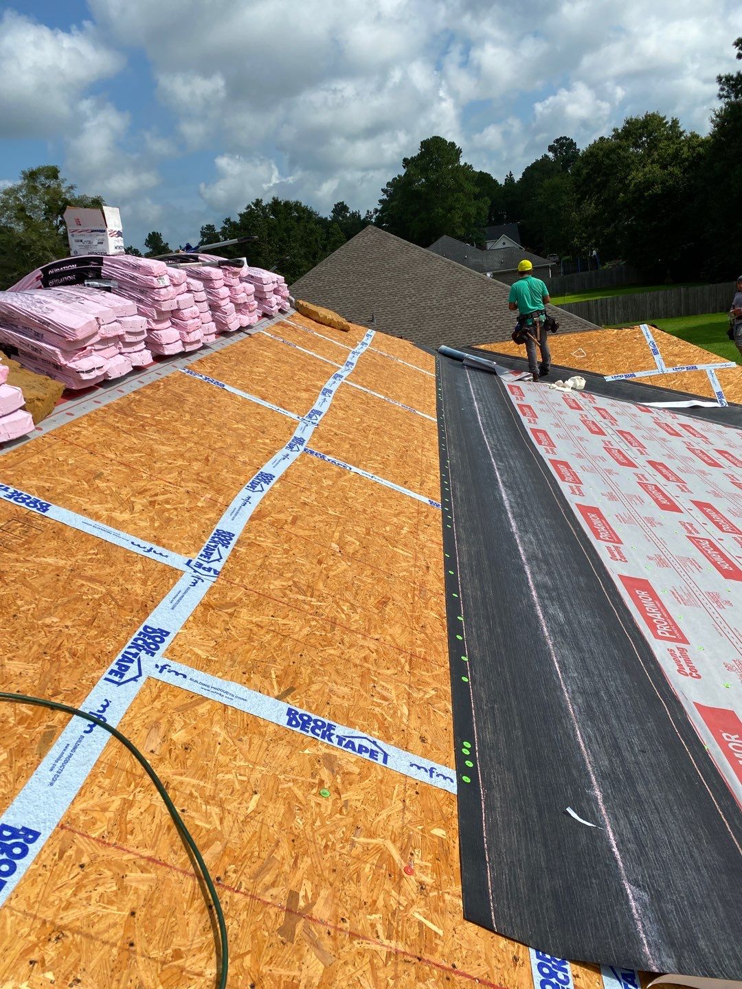 Commercial Roofing Installation using Roof Replacement by American Roofing & Construction LLC
