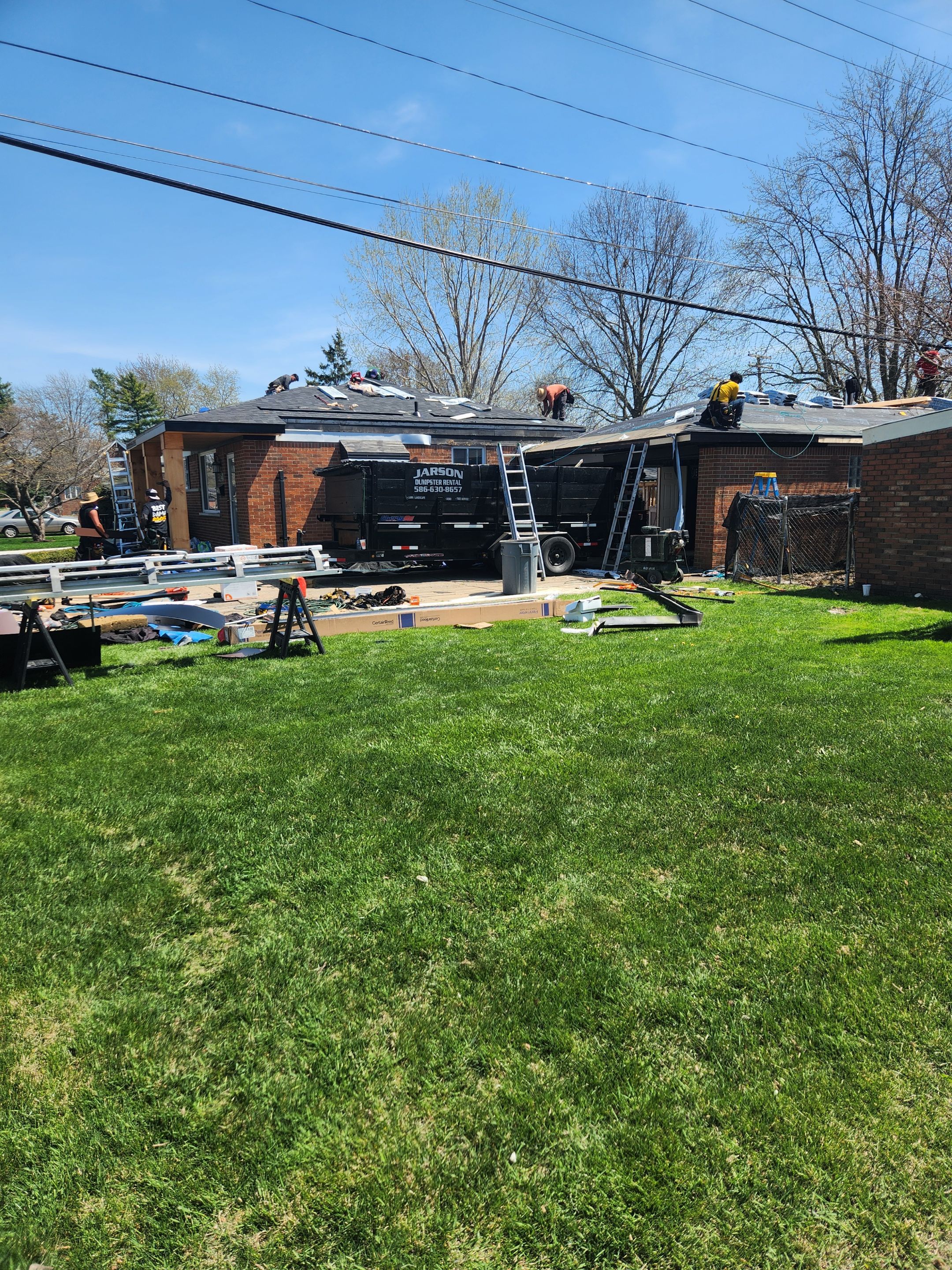 Residential Roofing Installation using IKO DYNASTY - Granite Black by JNR Roofing LLC