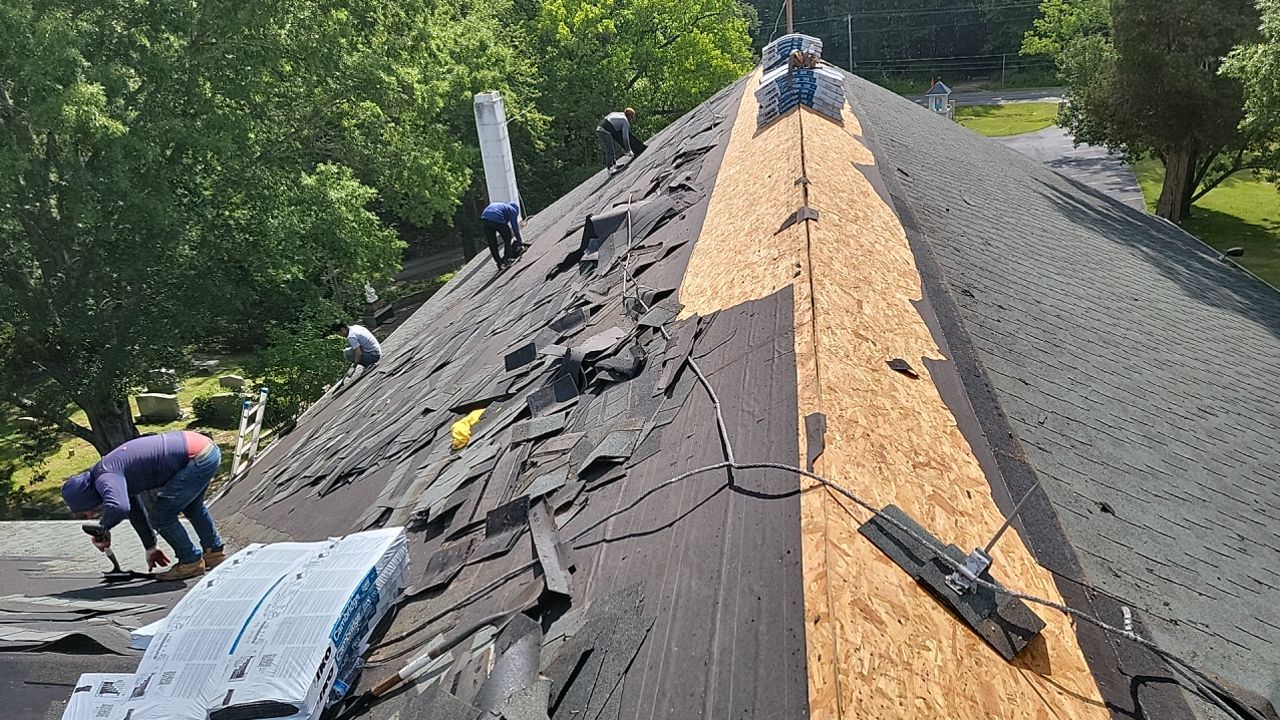 Roof Installation using IKO Cambridge by ExteriorPros