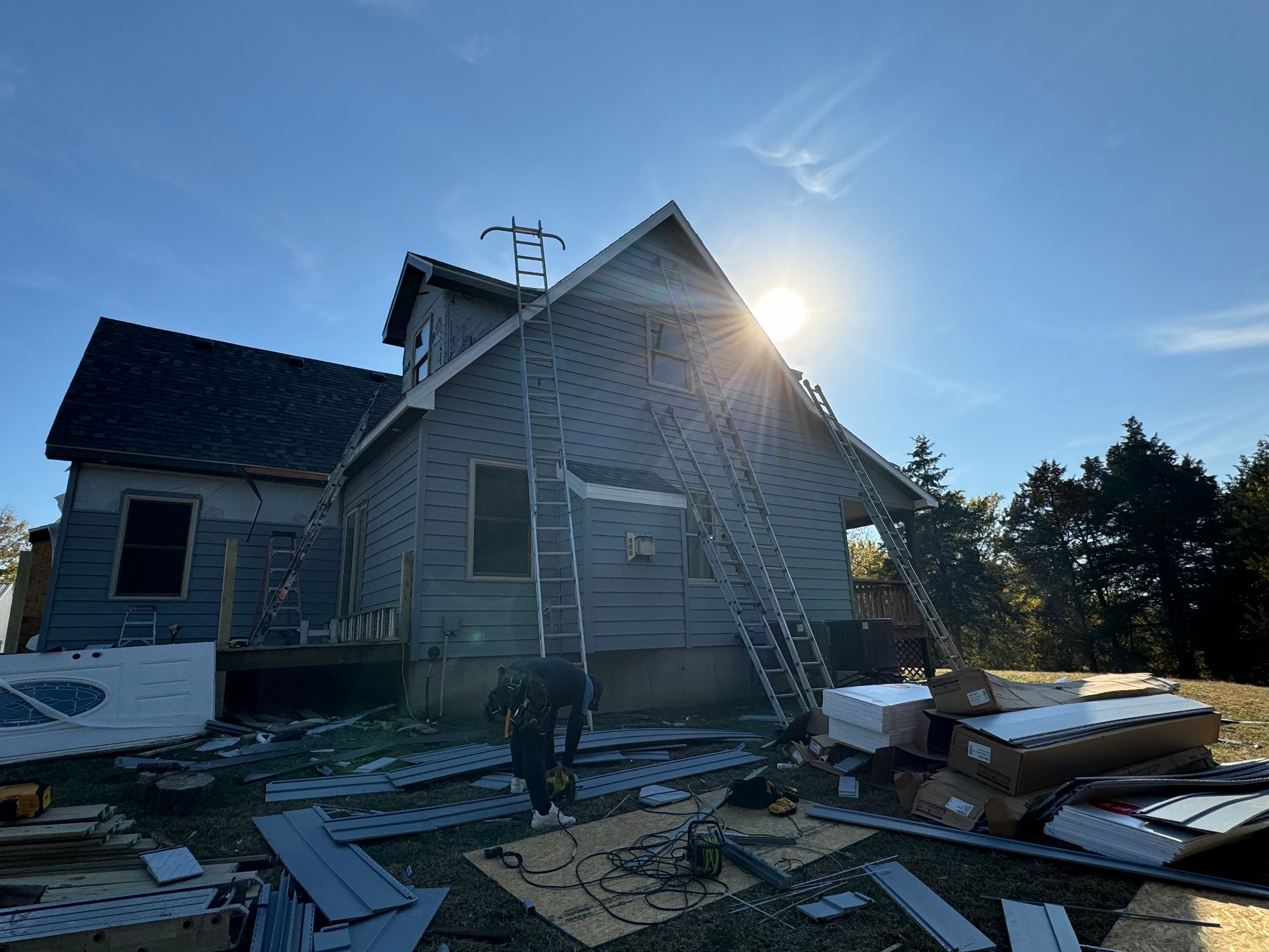 Comprehensive Roof and Siding Replacement Project in Lincoln, MO by EEC Windows, Siding & Roofing