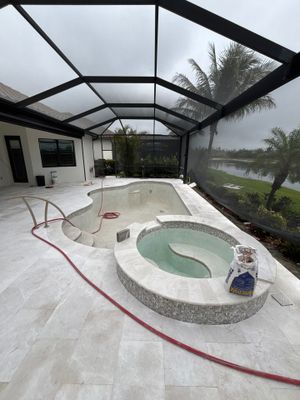 Pool Deck Renovation | Pool Coping | Waterline Tile | Bonita National Golf & Country Club`