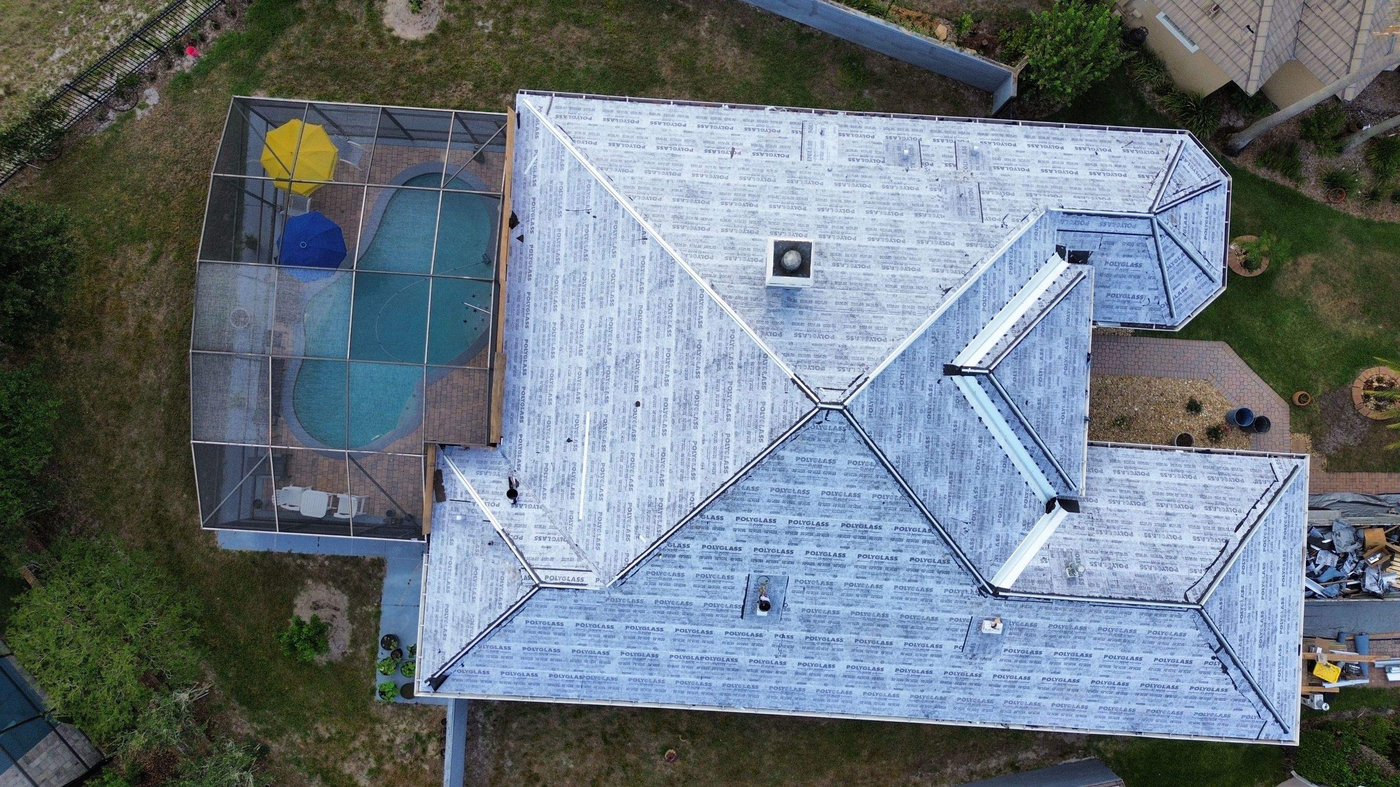 Winter Park Concrete Tile Roof Replacement and Chimney Flashing Installation by Fortified Roofing Solutions Corp.