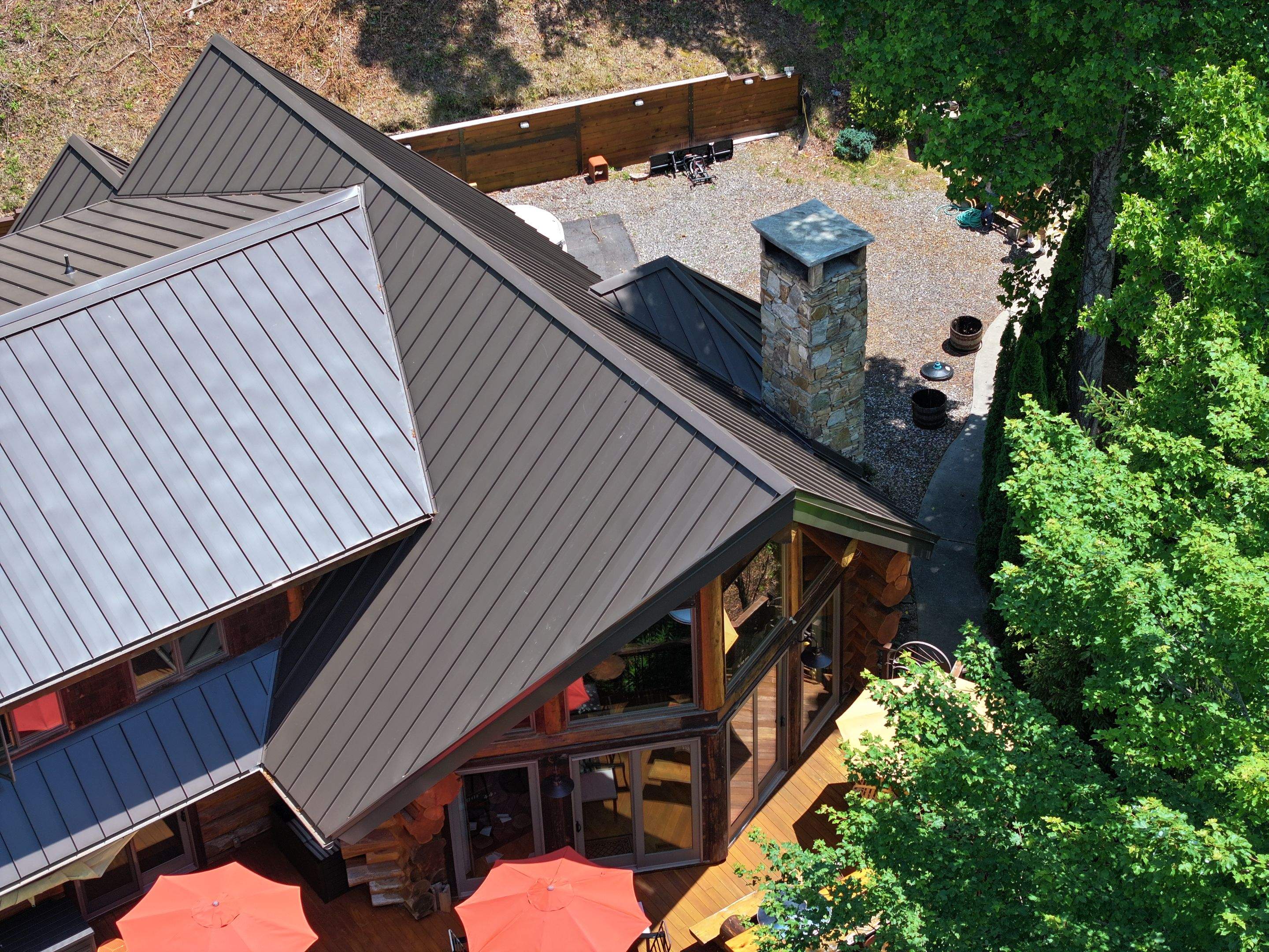 Burnished Slate Standing Seam by Omnia Roofing