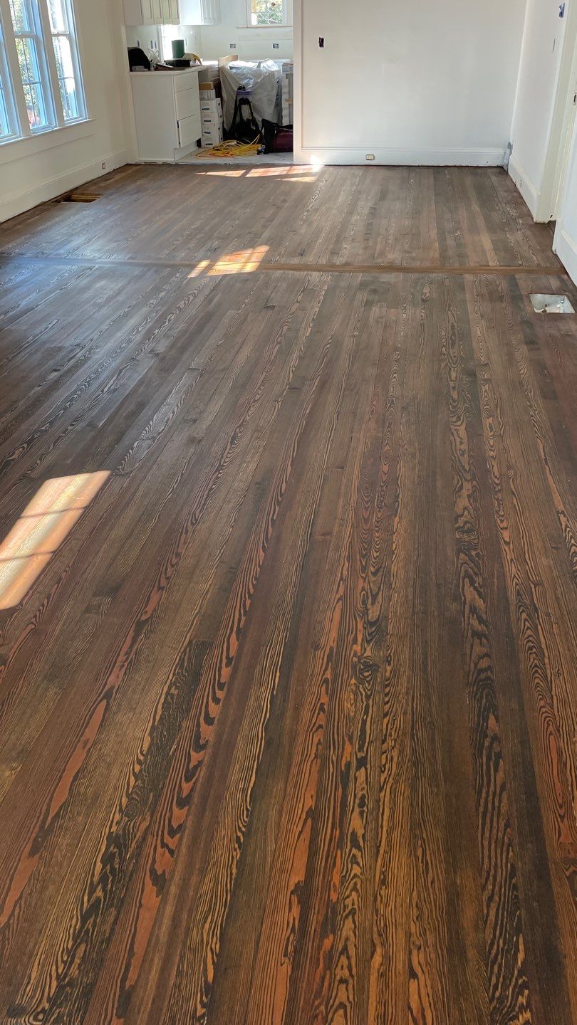 97 Year Old Heart Pine by Footprints Floors of East Atlanta