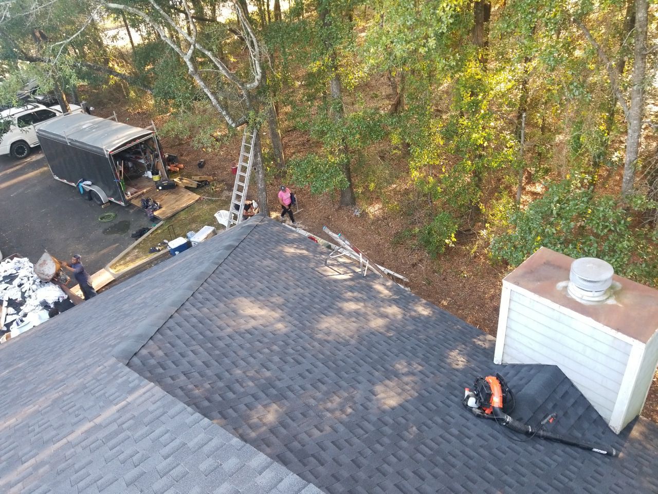 Residential Roofing Installation using Roof Replacement by American Roofing & Construction LLC