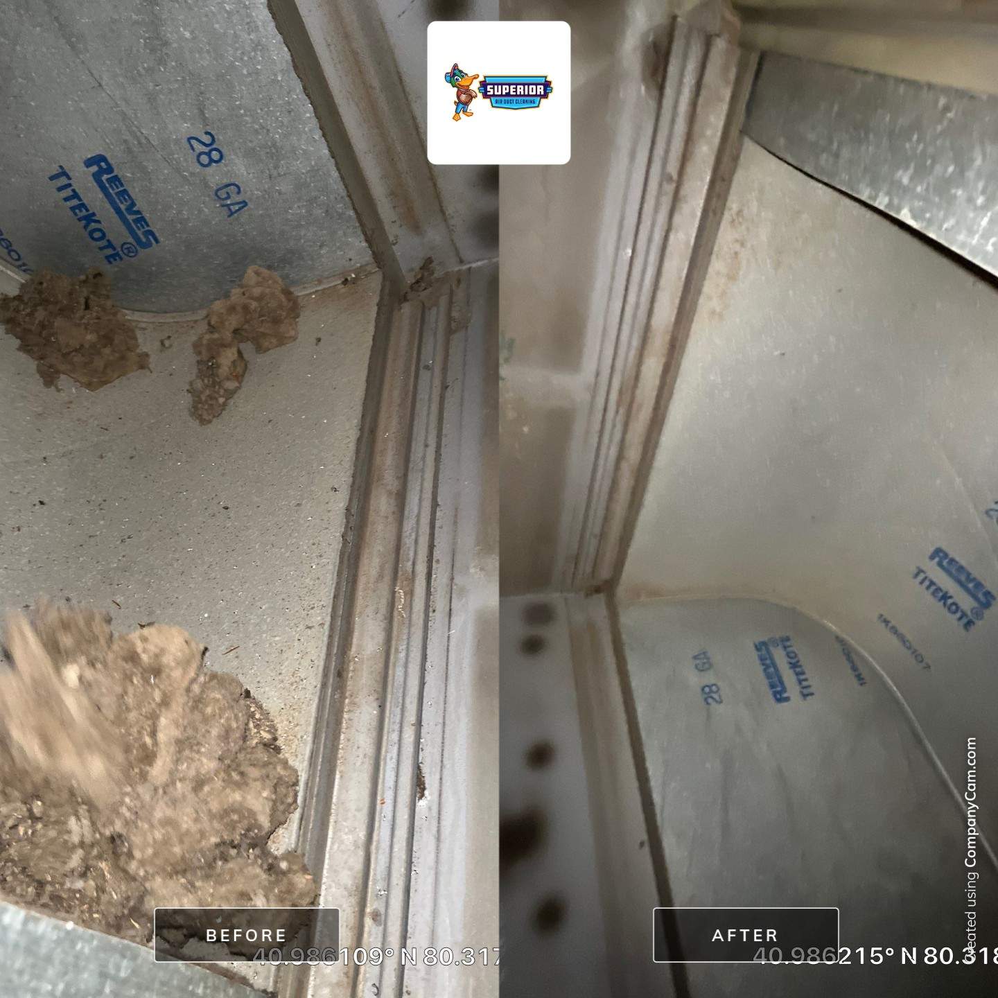 Air Duct Cleaning With a Vacuum Truck in New Castle, PA. by Superior Air Duct Cleaning