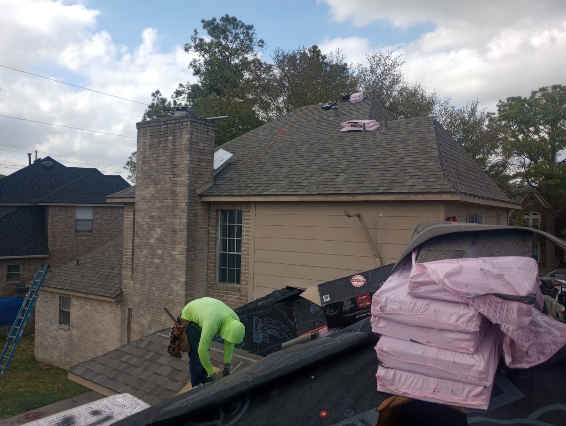 Residential Roofing Repair using Owen's Corning Duration (Lifetime) Shingles by Roof Repair Company