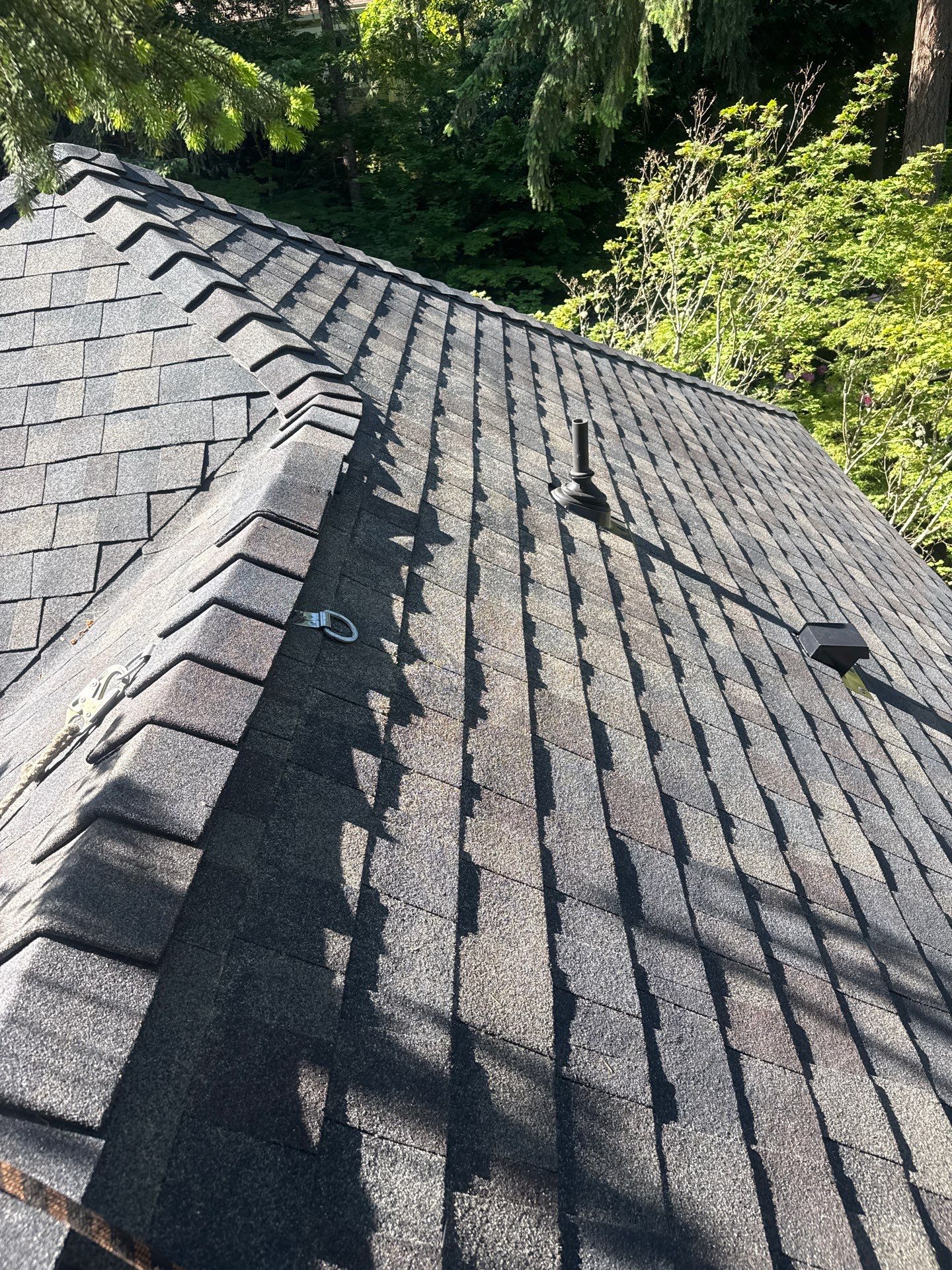Eugene Residential Reroof Featuring Architectural Shingles and Micro-Mesh Gutter Guards by BEST Roofing & Waterproofing