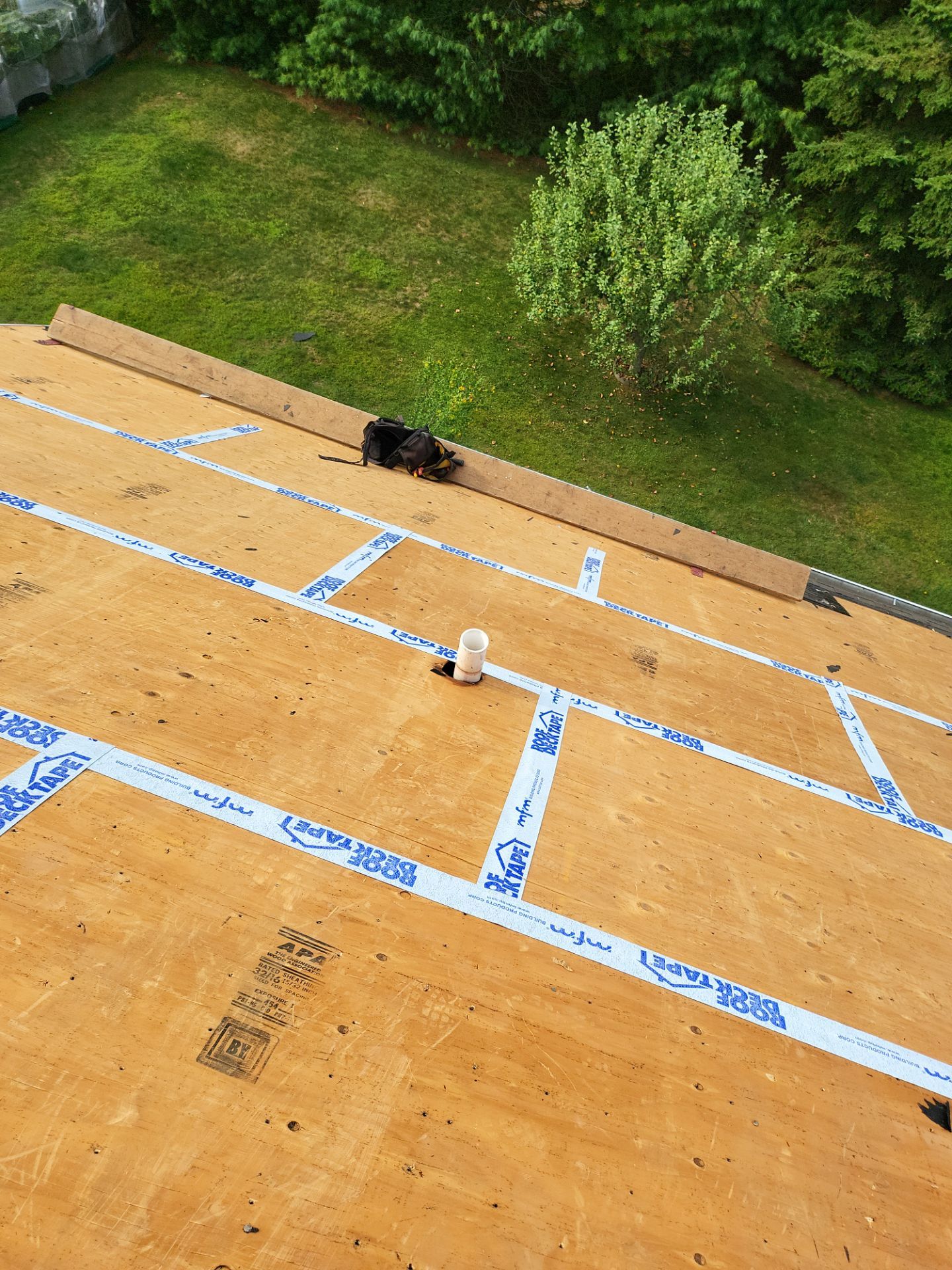 Residential Roofing Installation using Owens Corning Duration Driftwood by A Plus Exterior