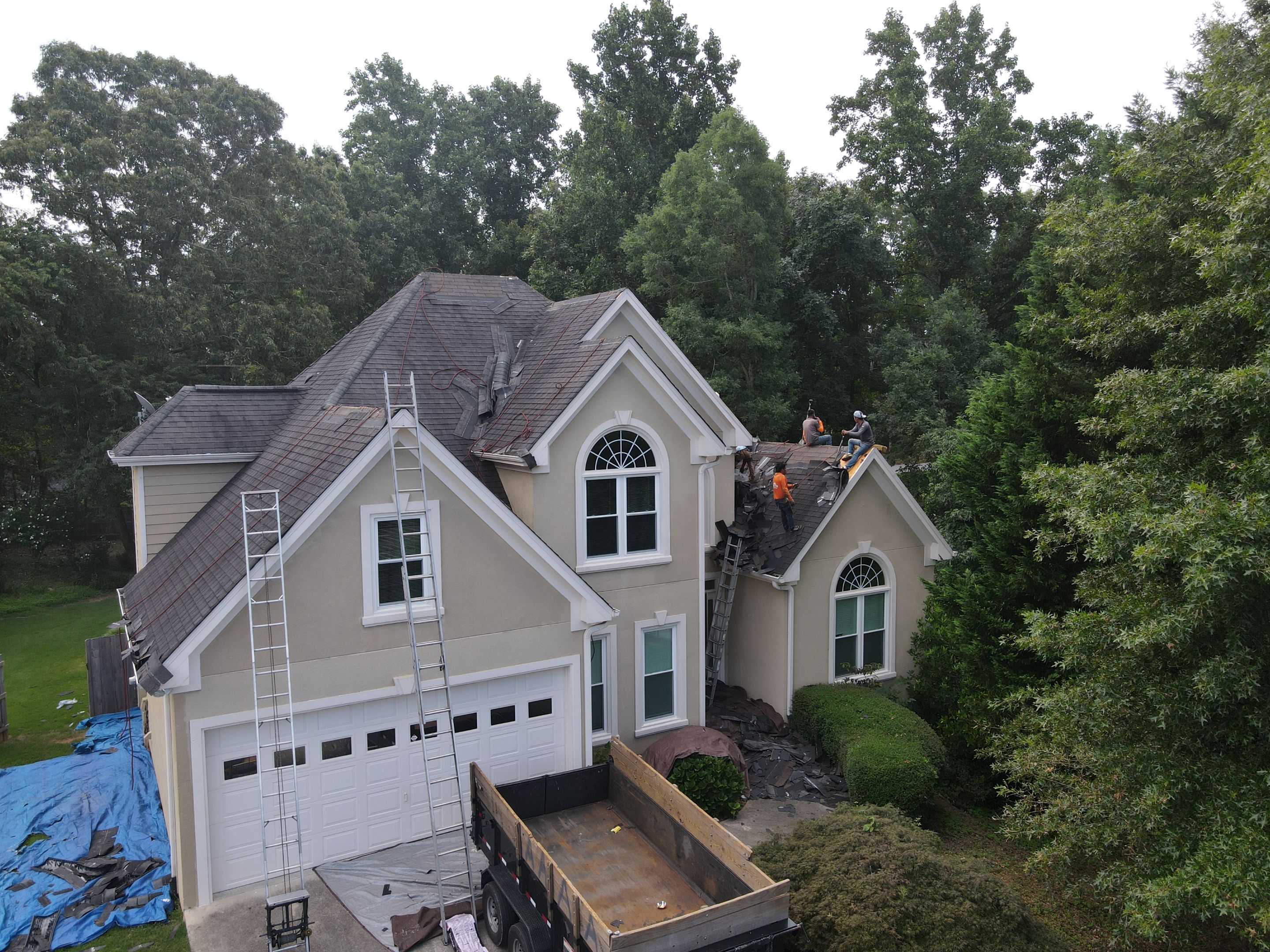 Residential Roofing Installation using Owens Corning by Inspector Roofing and Restoration
