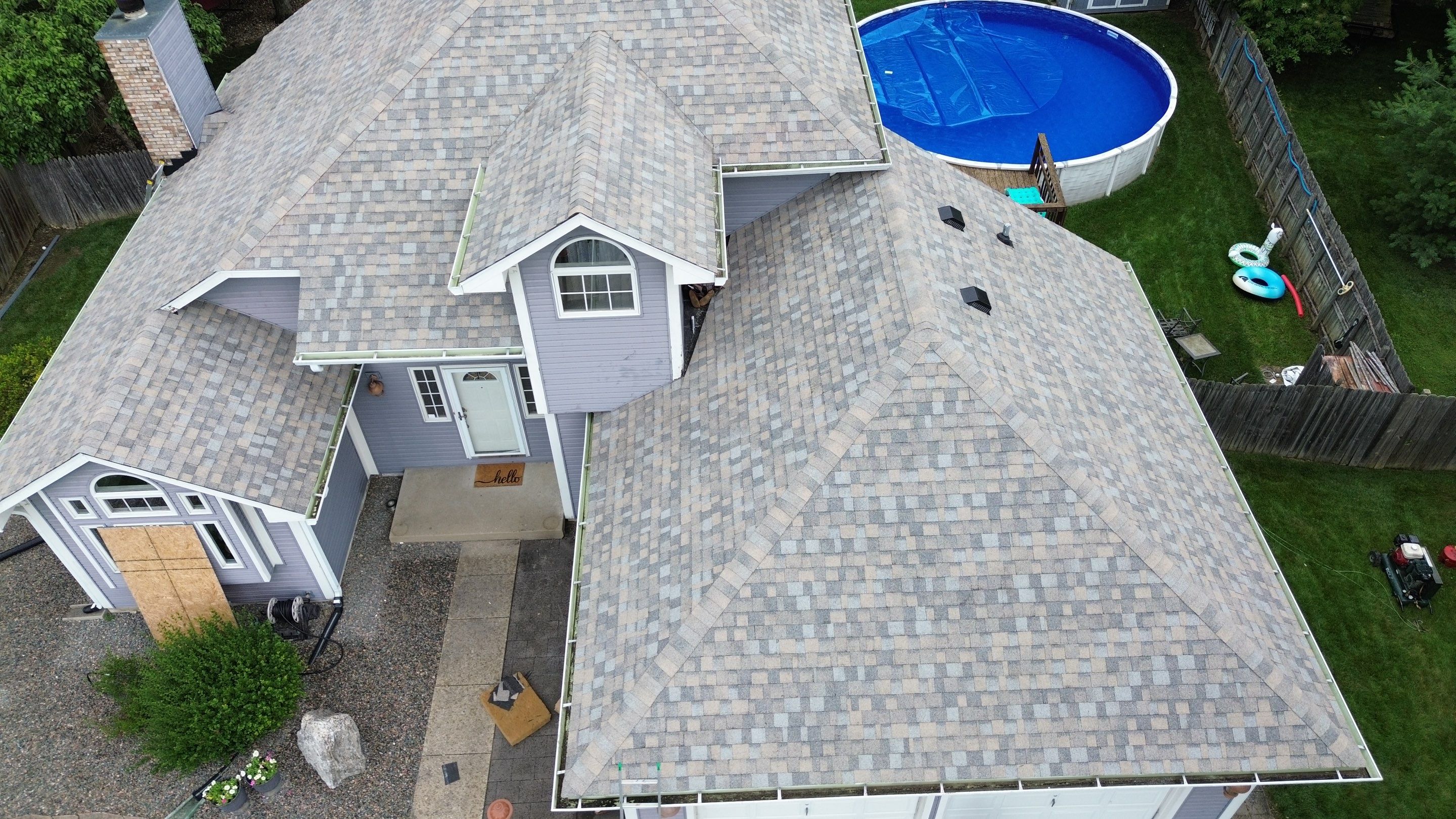 Project in New Albany by Moss Roofing