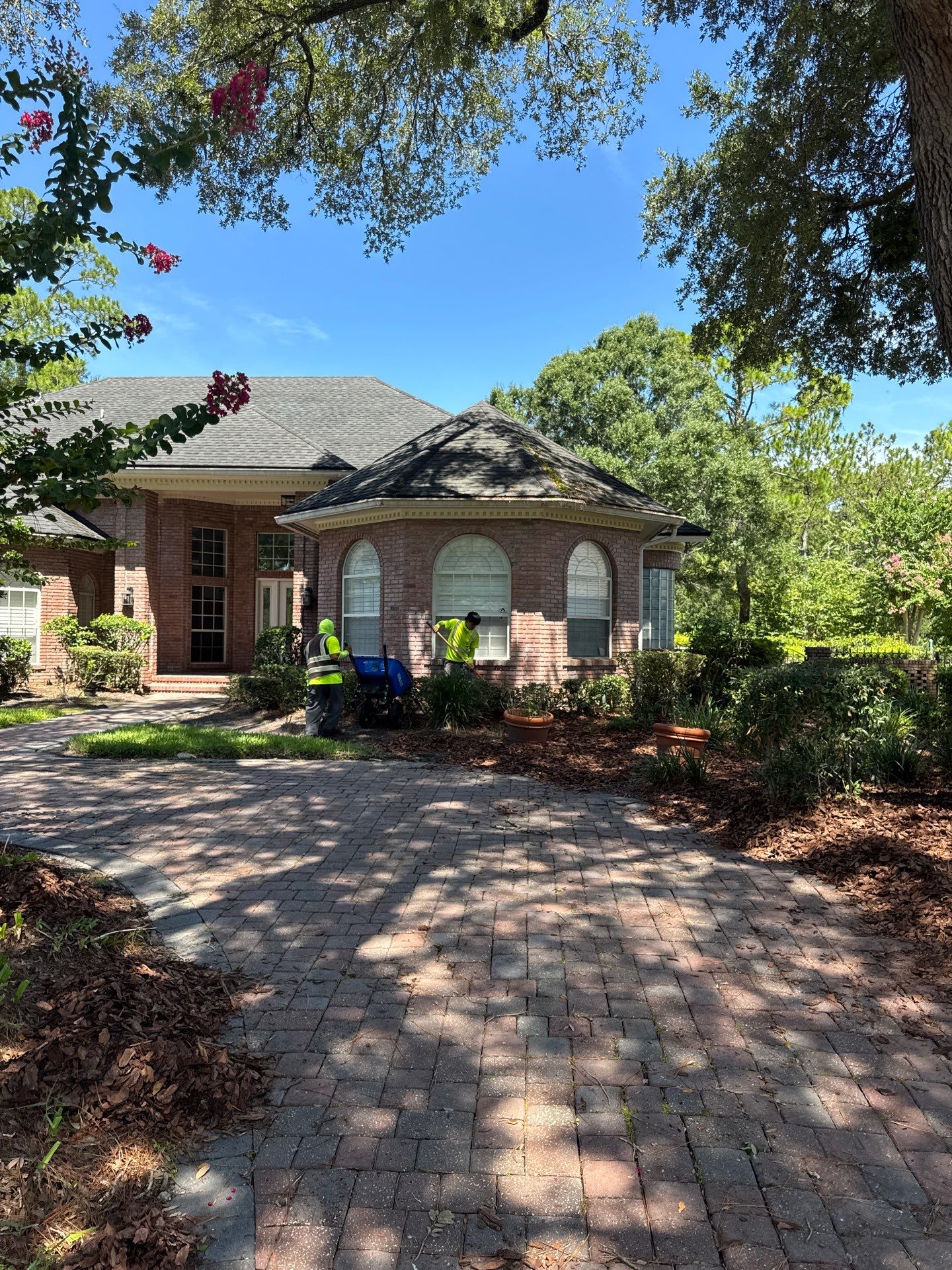 Deerwood Resident | Mulch Installation by ProGreen Services