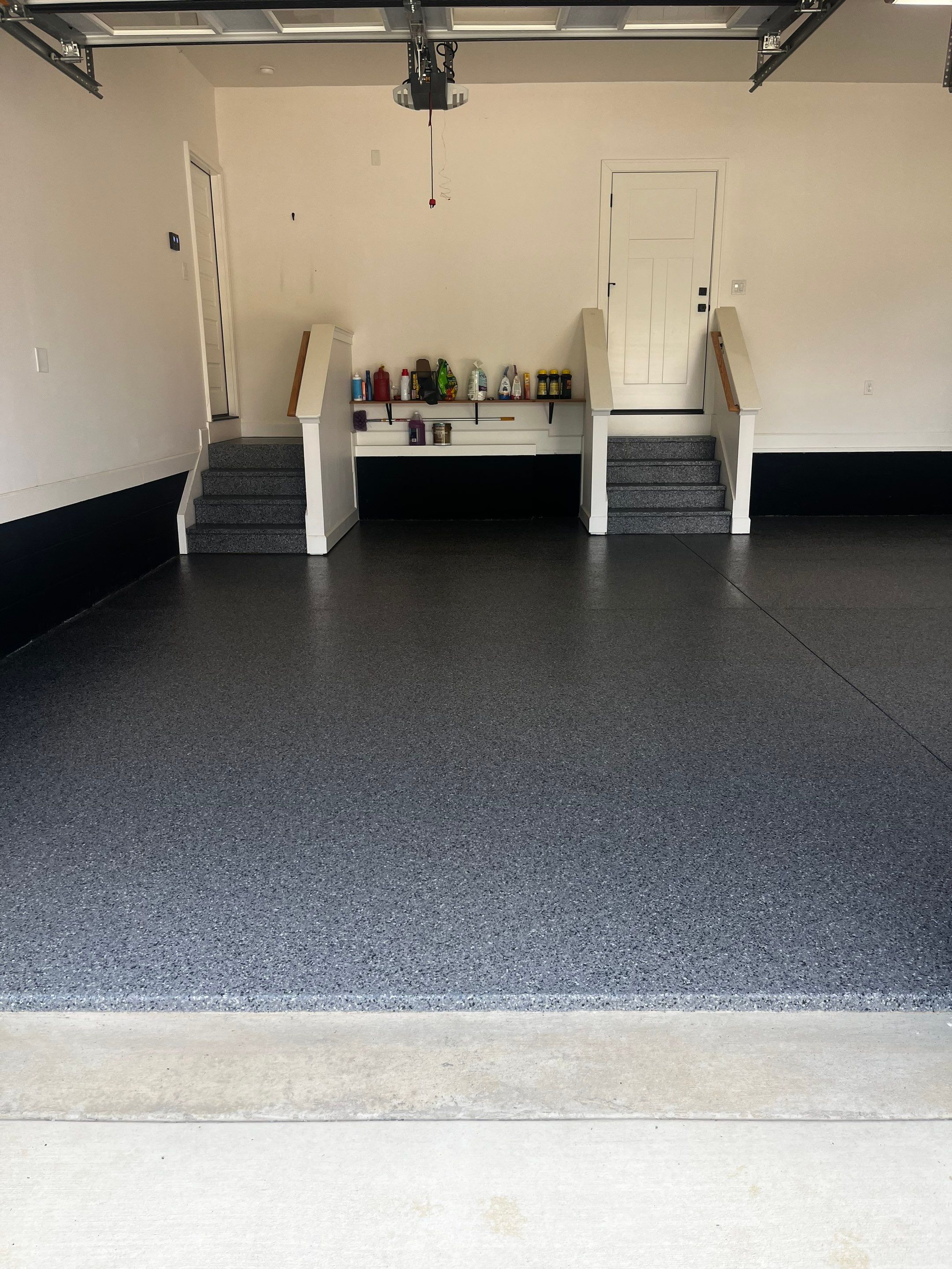Garage Floor Coating using Nightfall by My Garage Floor Guys