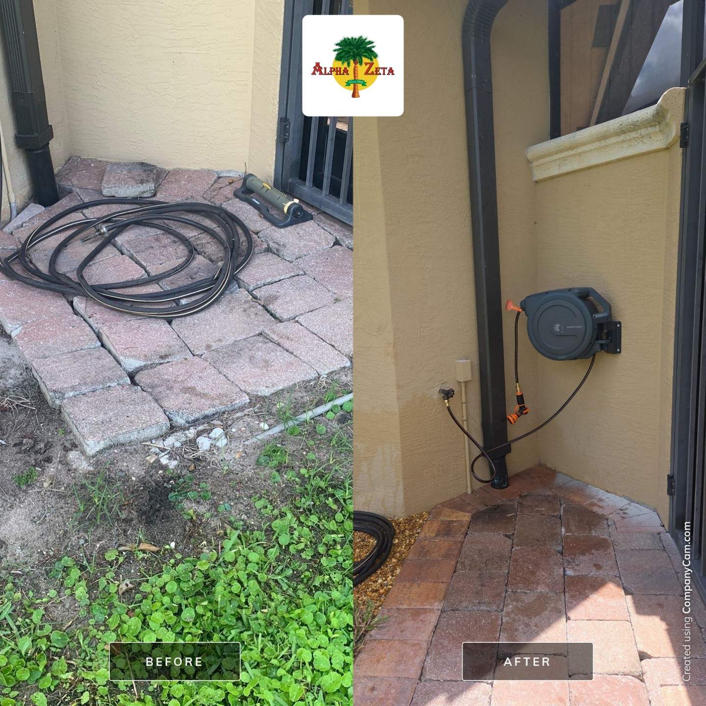 💧 Another Drainage Problem in Palm City... Solved. 💪 by Alpha Zeta Enterprises Inc