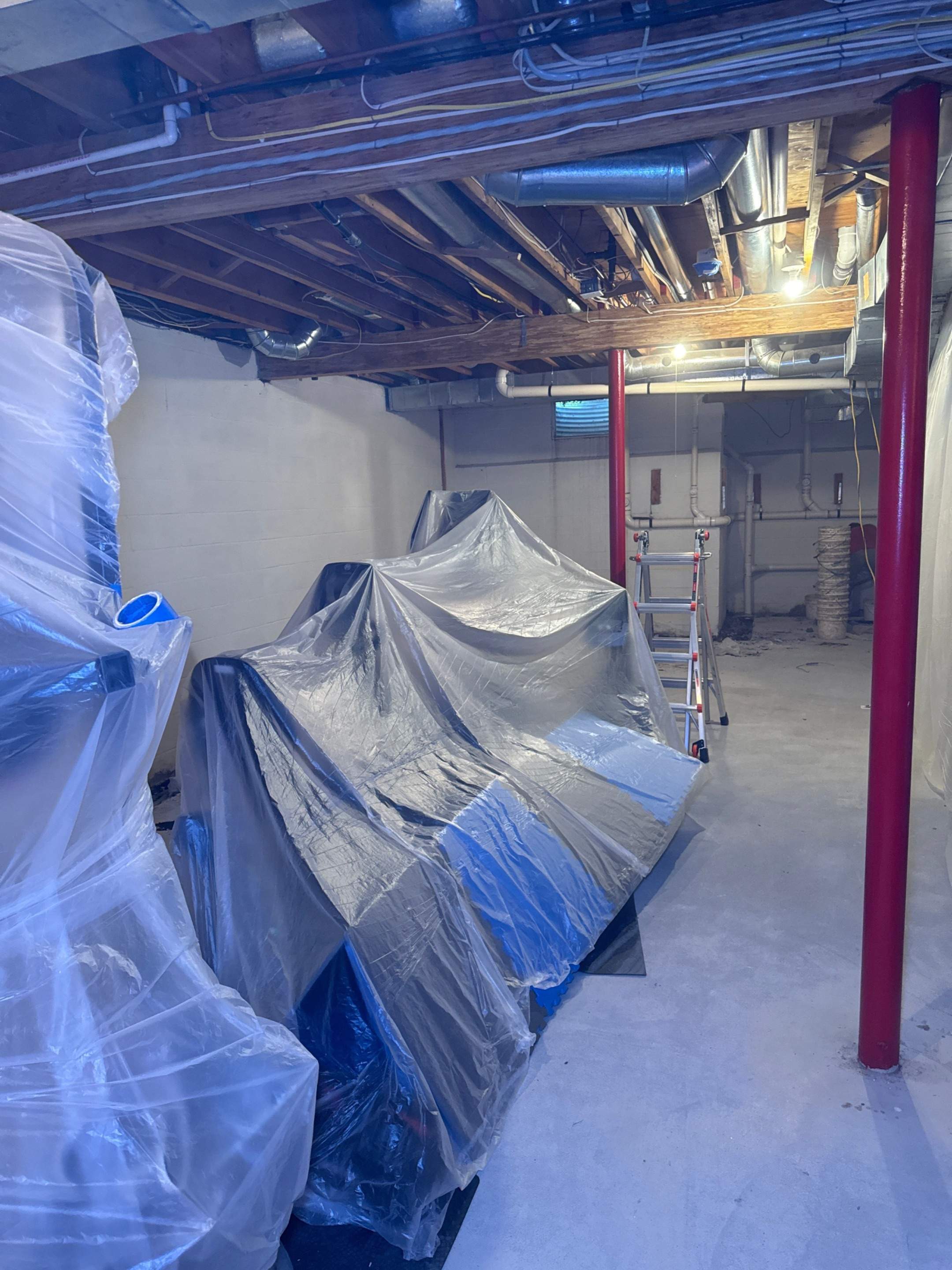 Interior French Drain in Mountain Lakes, NJ by Pure Service Pro, LLC 