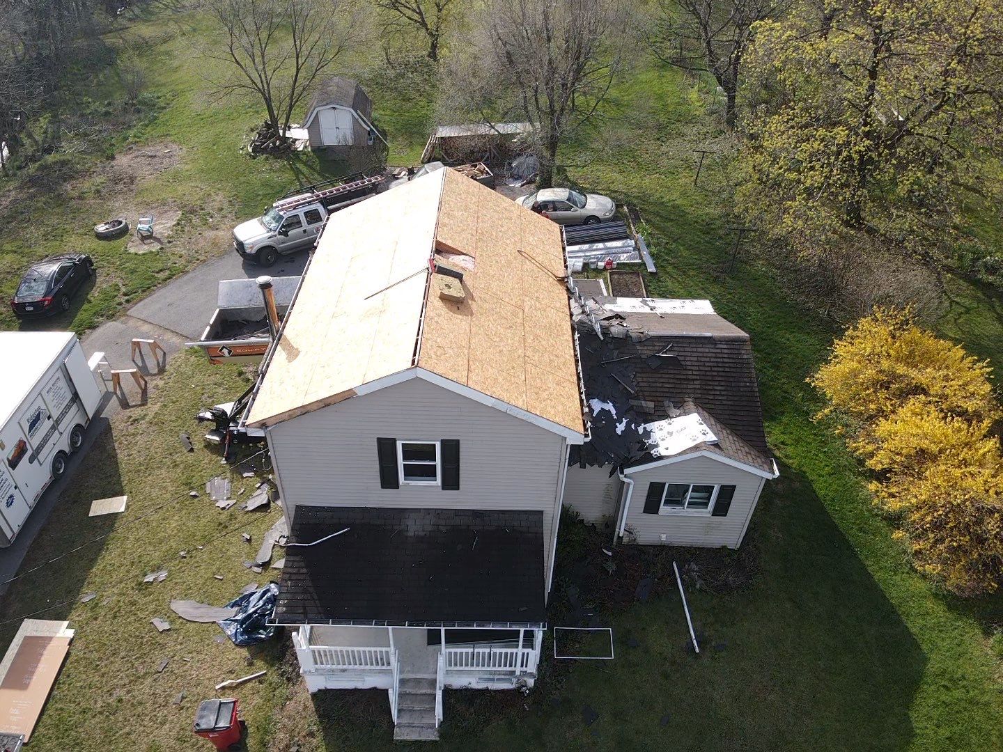 Residential Roofing Installation using Texture Standing Seam by Teflon Roofing