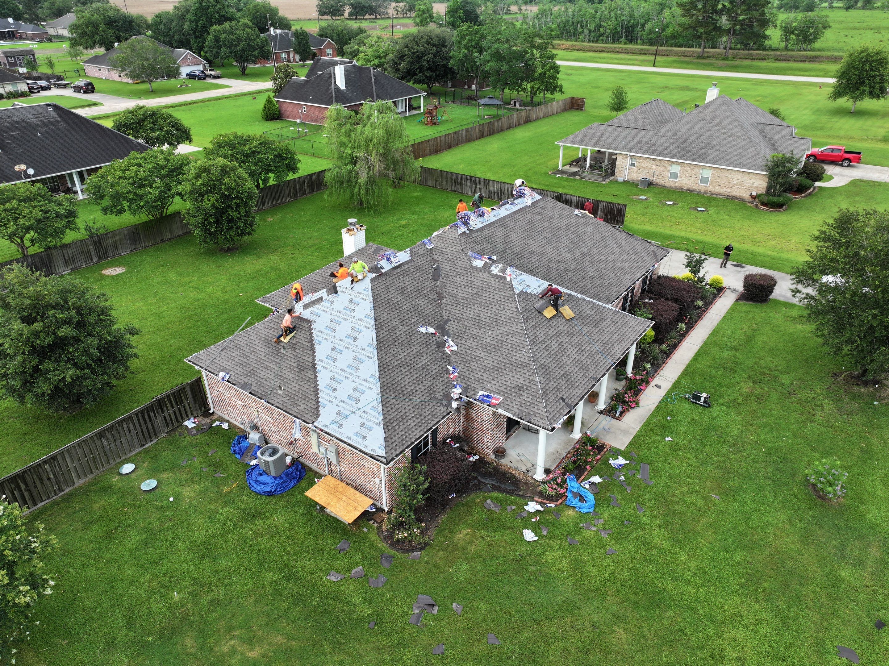 Residential Roof Replacement using GAF HDZ - Weathered Wood by Elite Roofing LLC