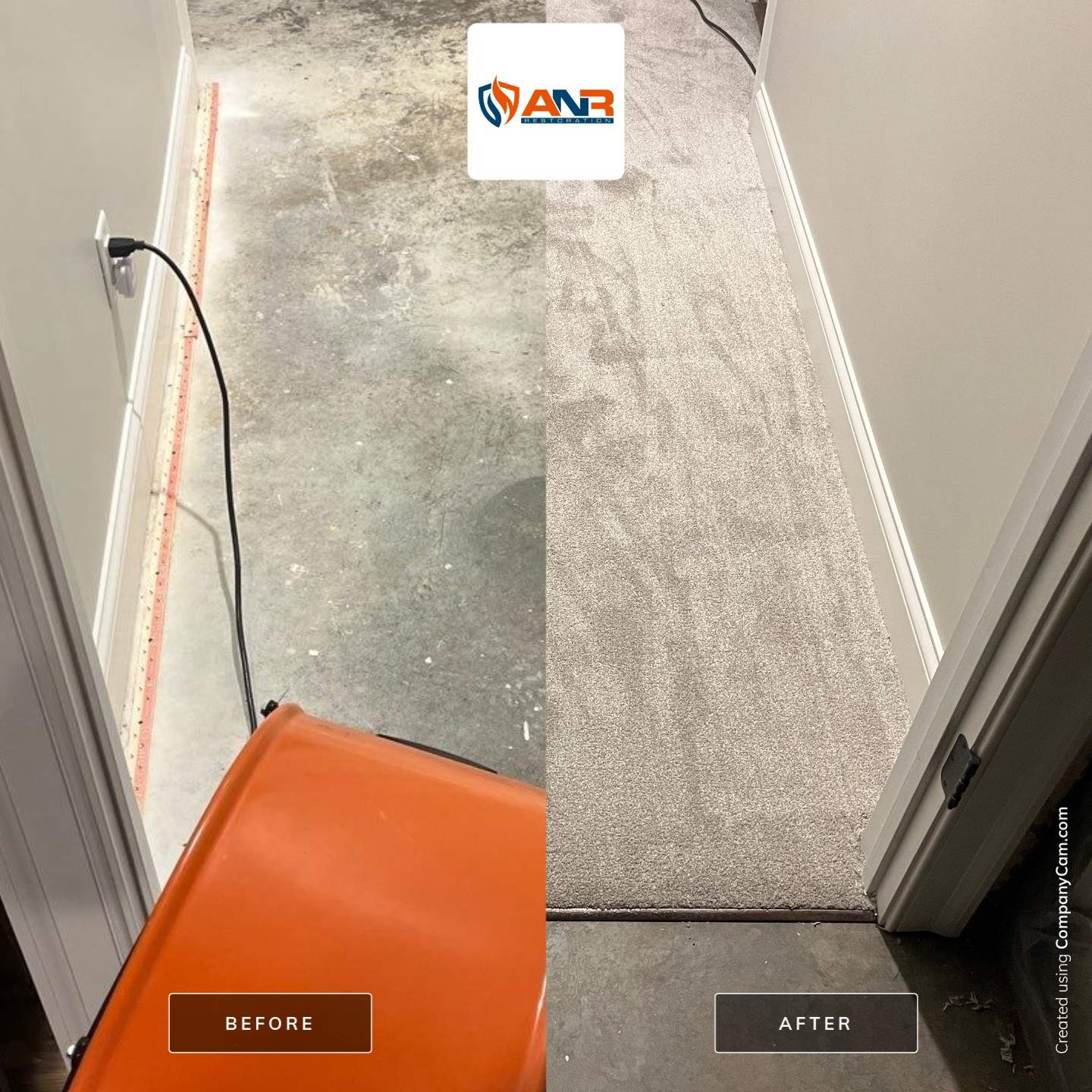 Water Damage from AC Unit Leak  by ANR Restoration